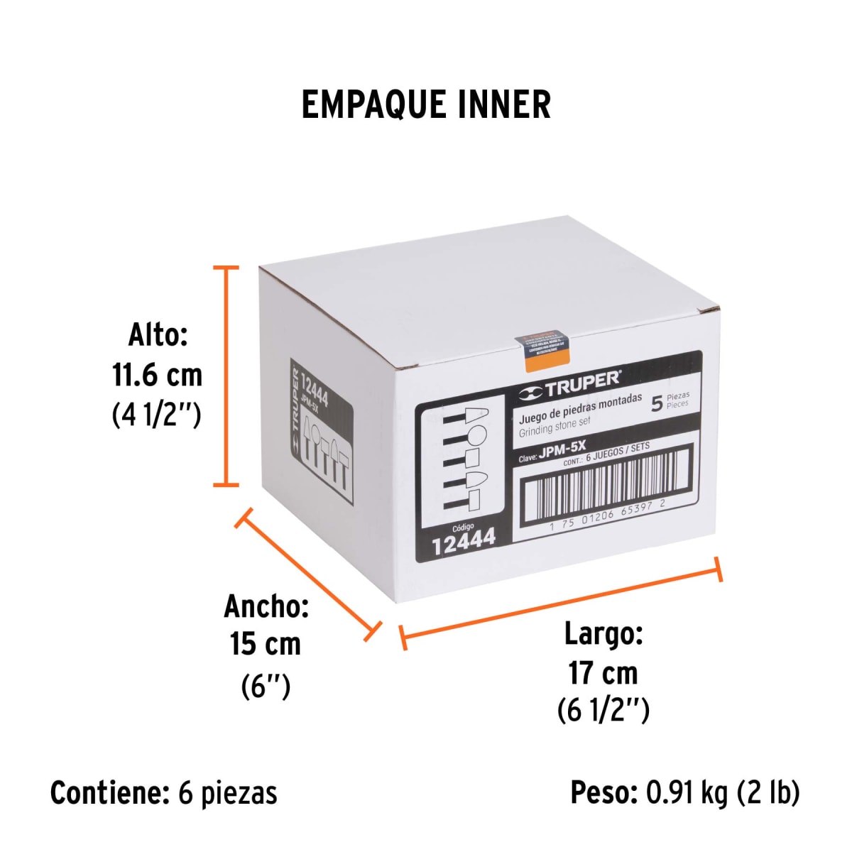 Juego De Machos Y Tarrajas 76 Piezas Truper 124446