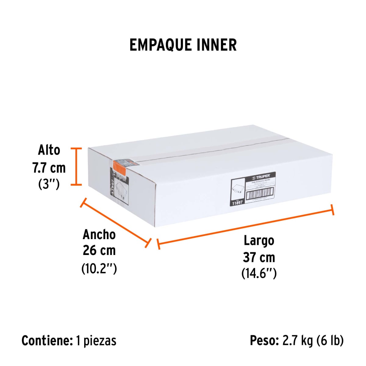 Juego De 15 Brocas Y Cinceles SDS Plus En Estuche Truper 118974