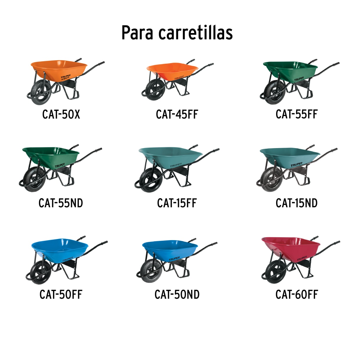 Kit De Tornillos, Chumaceras Y Eje P/Carretillas TRUPER y EXPERT 1001542