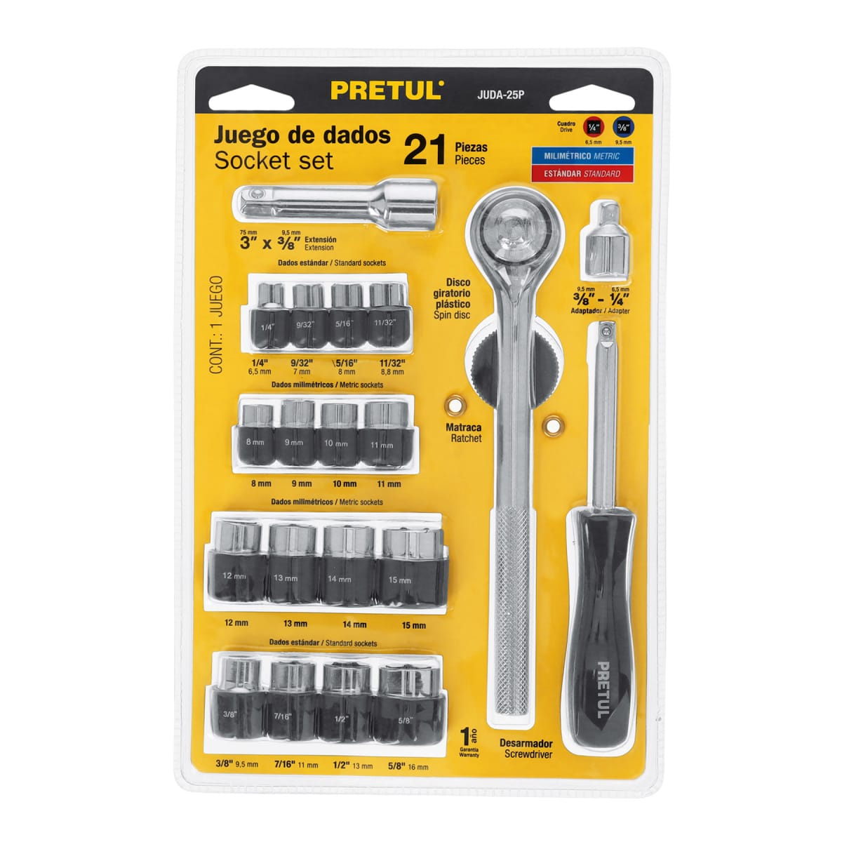 Juego De Dados De 25 Piezas Pretul 21162 0