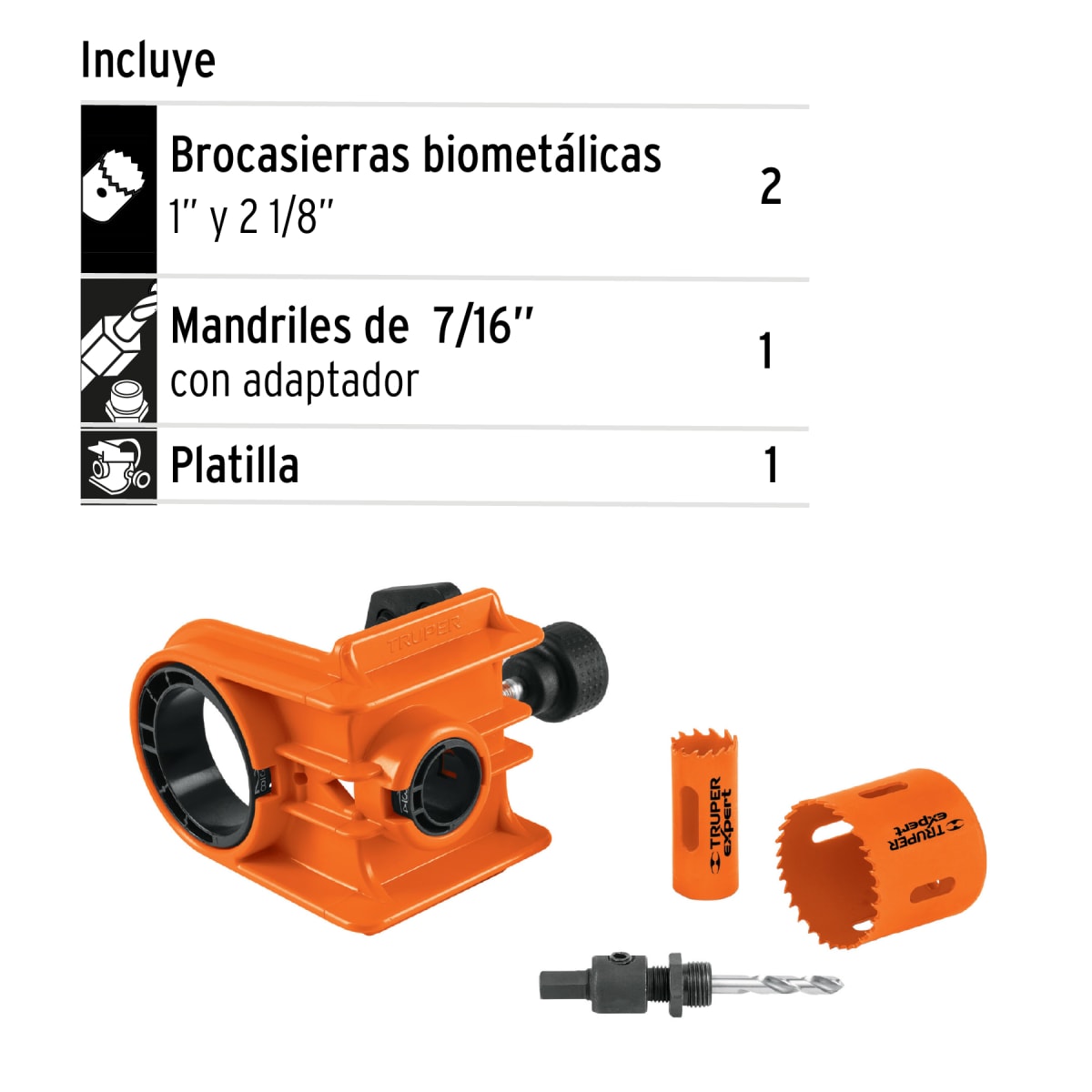 Juego De Instalacion De Cerraduras 4 Piezas Truper 118772