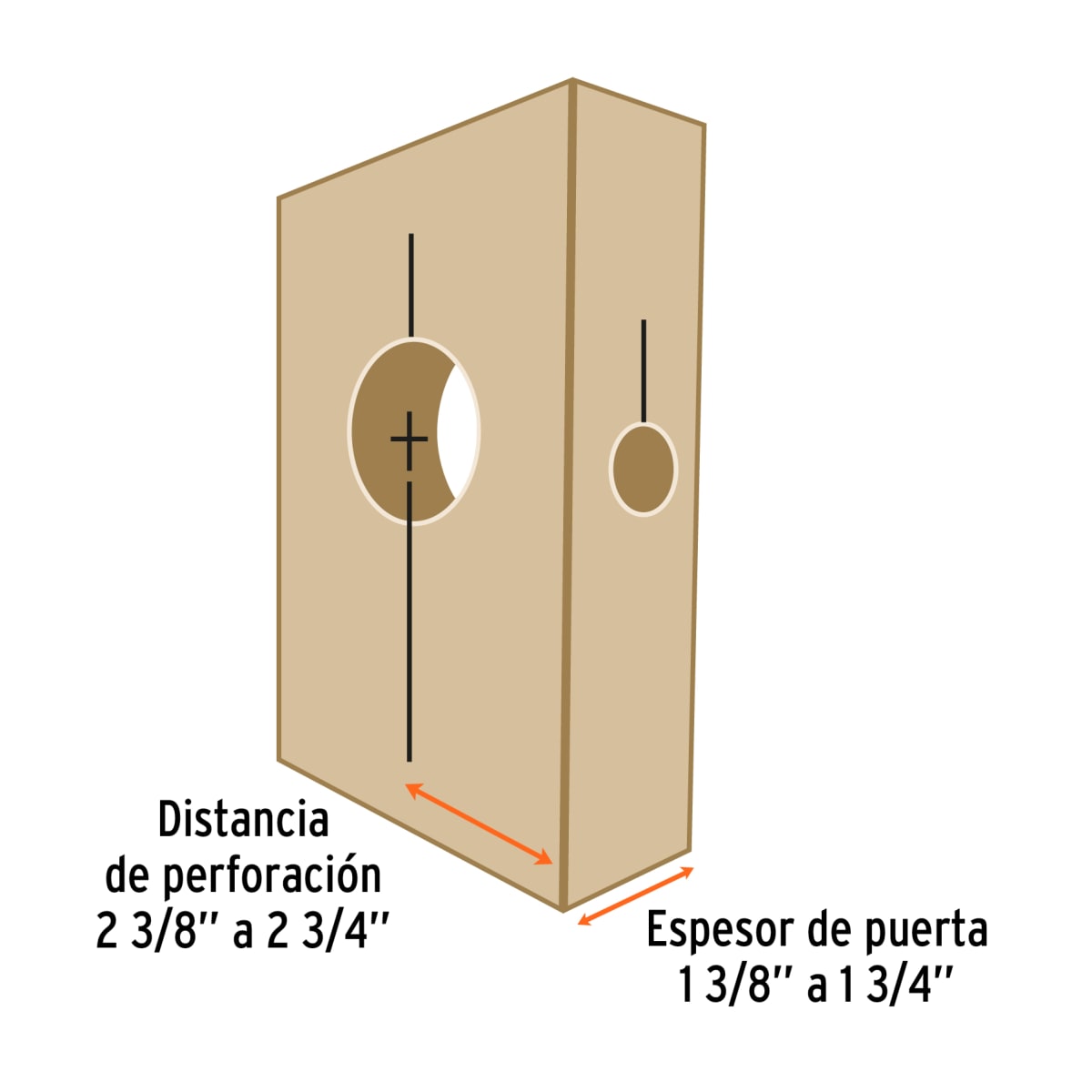 Juego De Instalacion De Cerraduras 4 Piezas Truper 118774