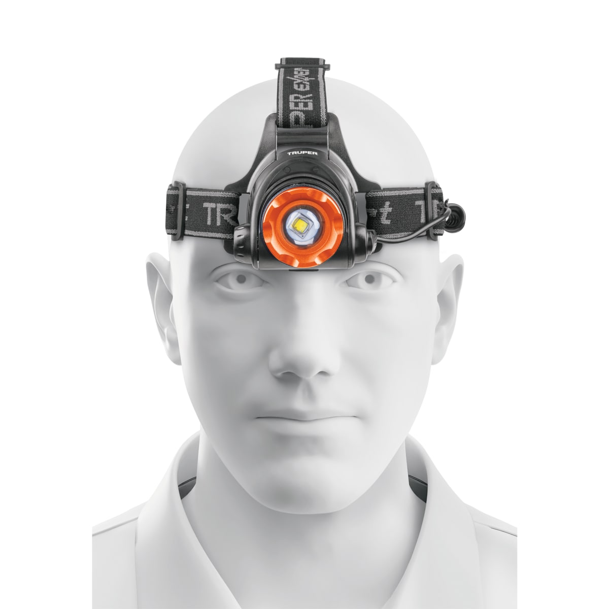 Linterna De Minero 1 LED 800 lm De 4 Pilas AA Truper 11853 0