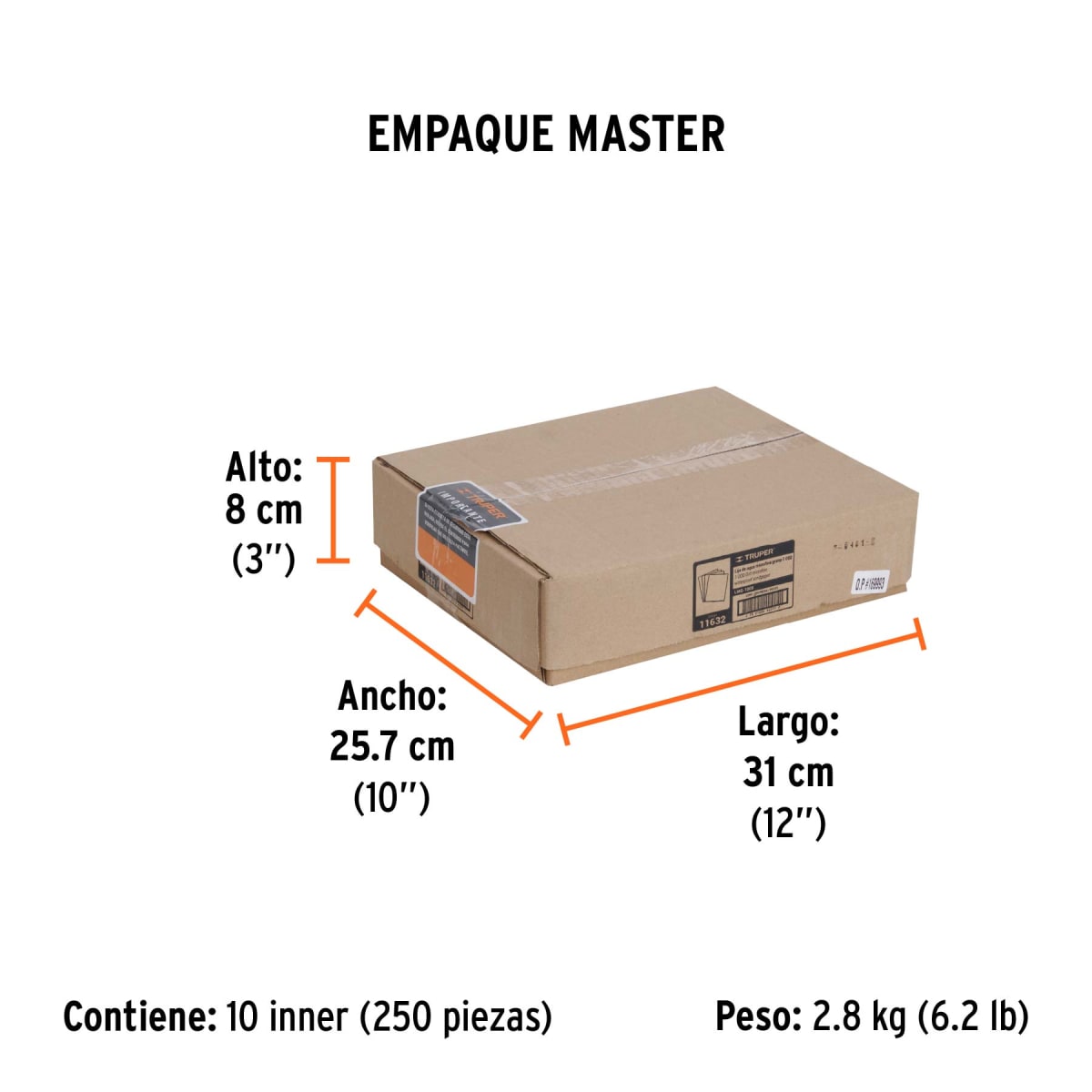 Lija De Agua Microfina Grano 1000 Truper 116327