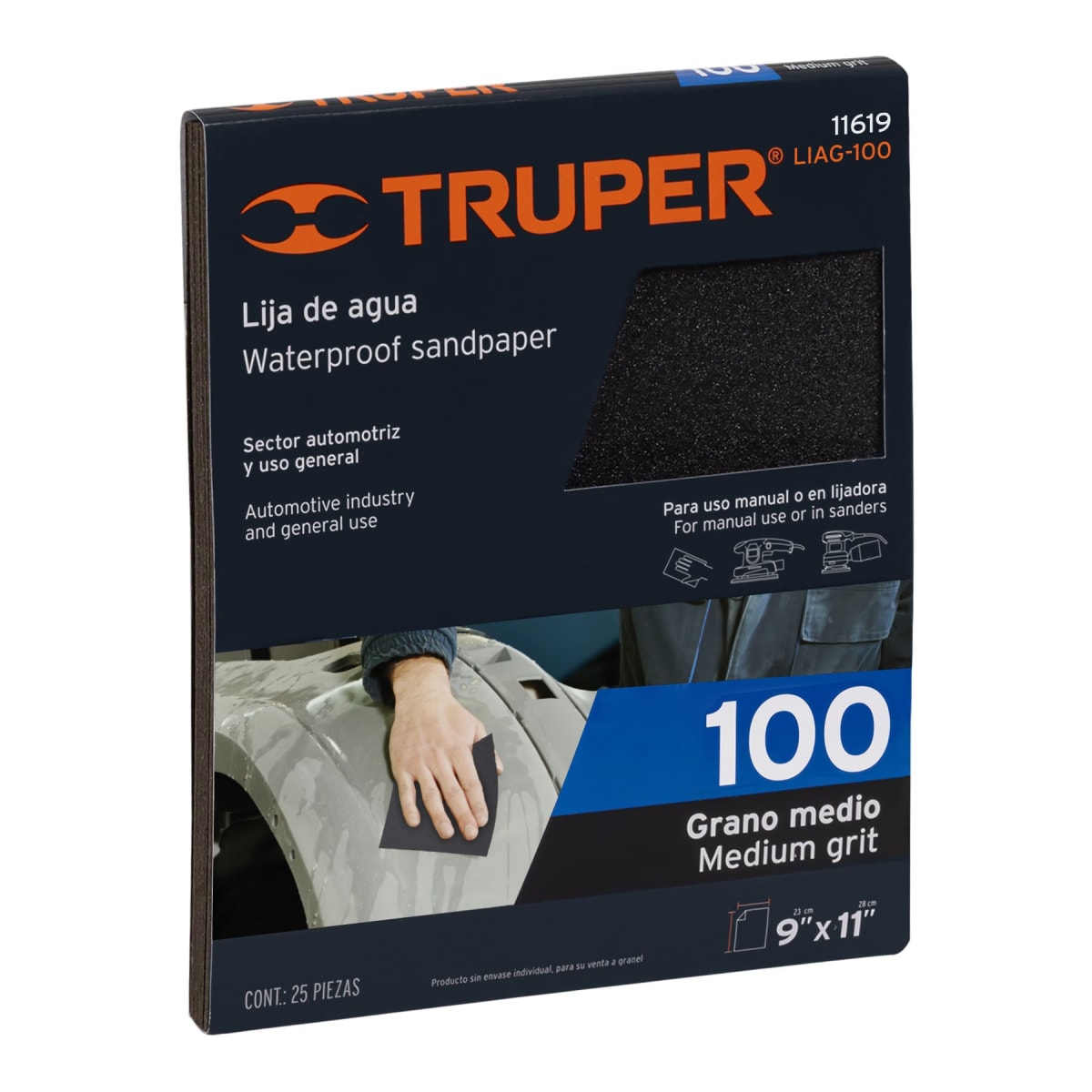 Lija De Agua Grano 100 11619 Truper 0