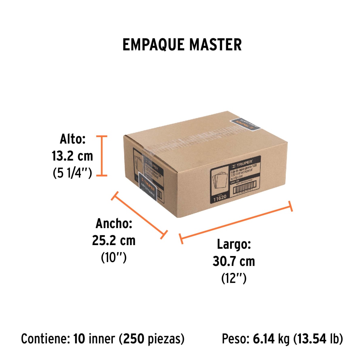 Lija De Agua Grano 120 11620 Truper7