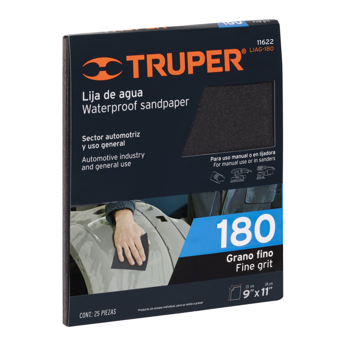 Lija De Agua Grano 180 11622 Truper 0