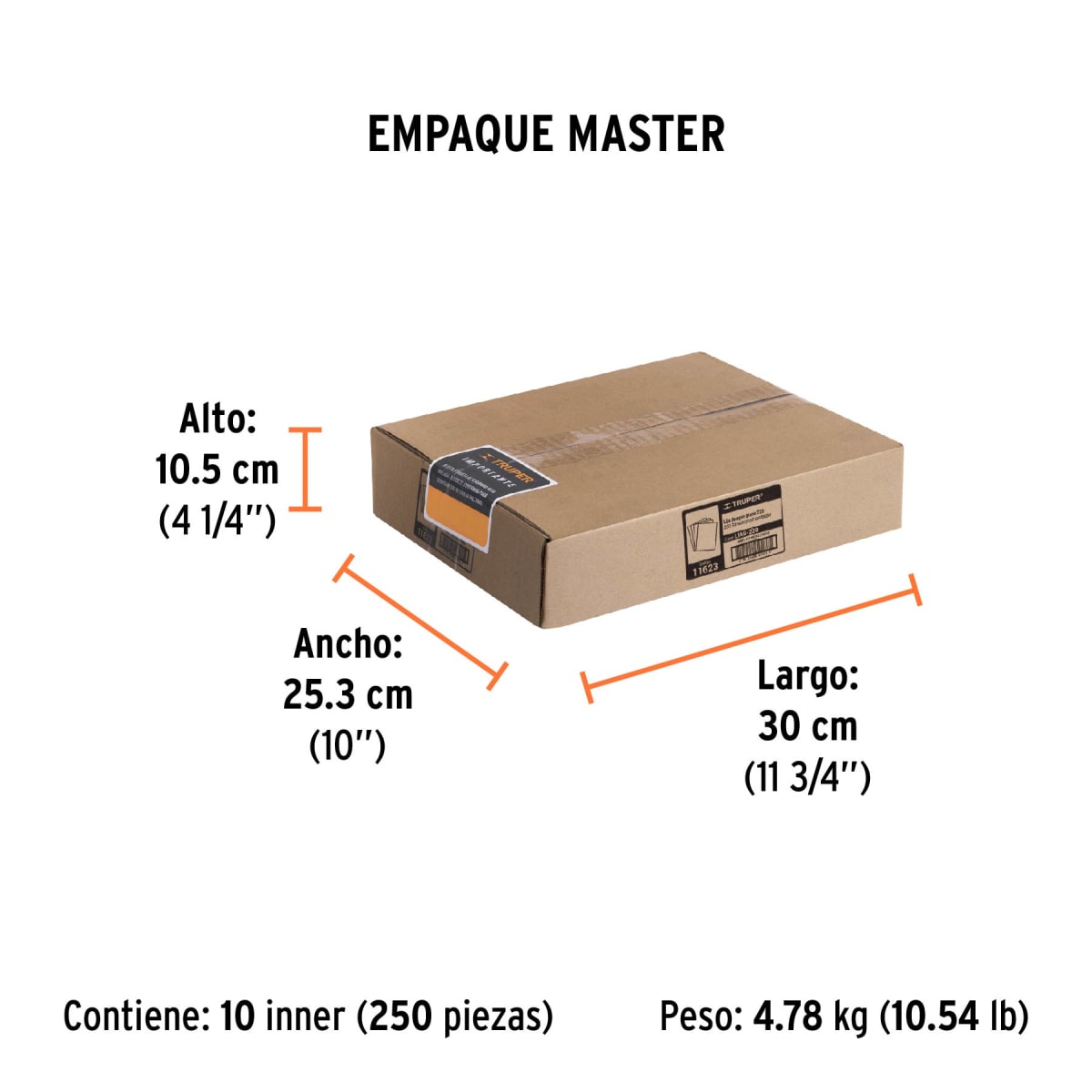 Lija De Agua Grano 240 11624 Truper7