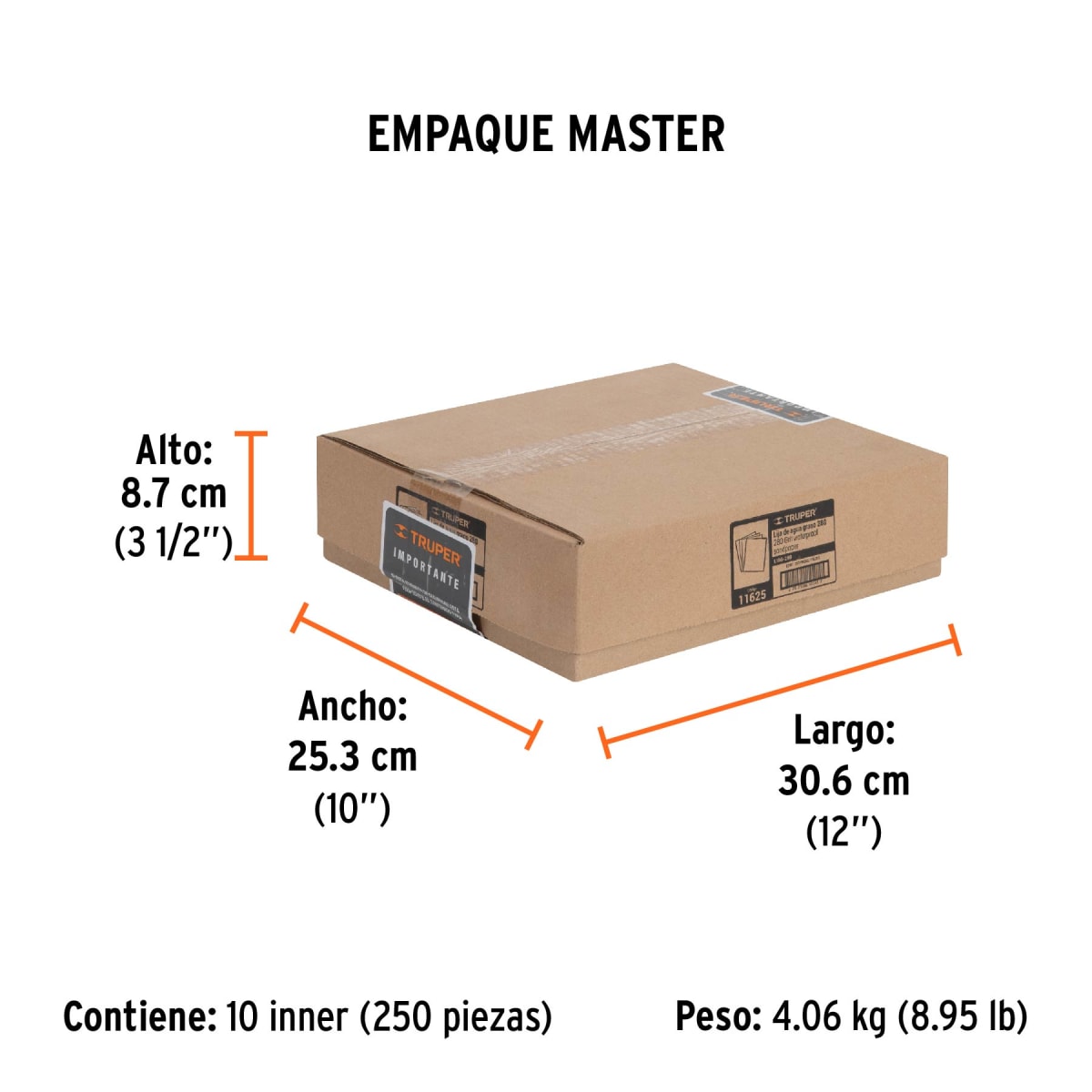 Lija De Agua Grano 280 11625 Truper7