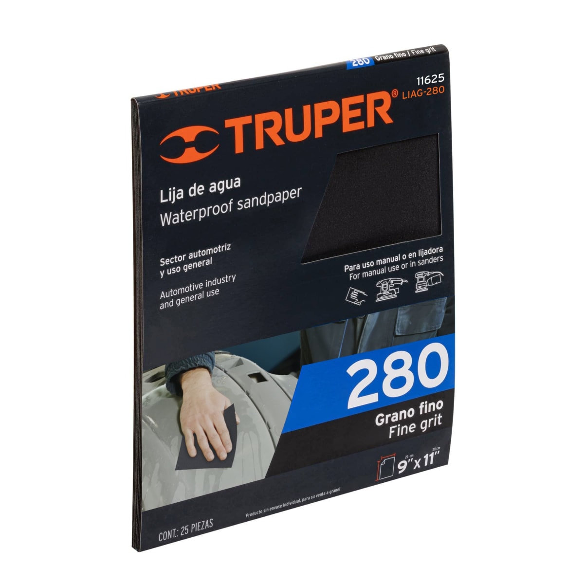 Lija De Agua Grano 280 11625 Truper 0