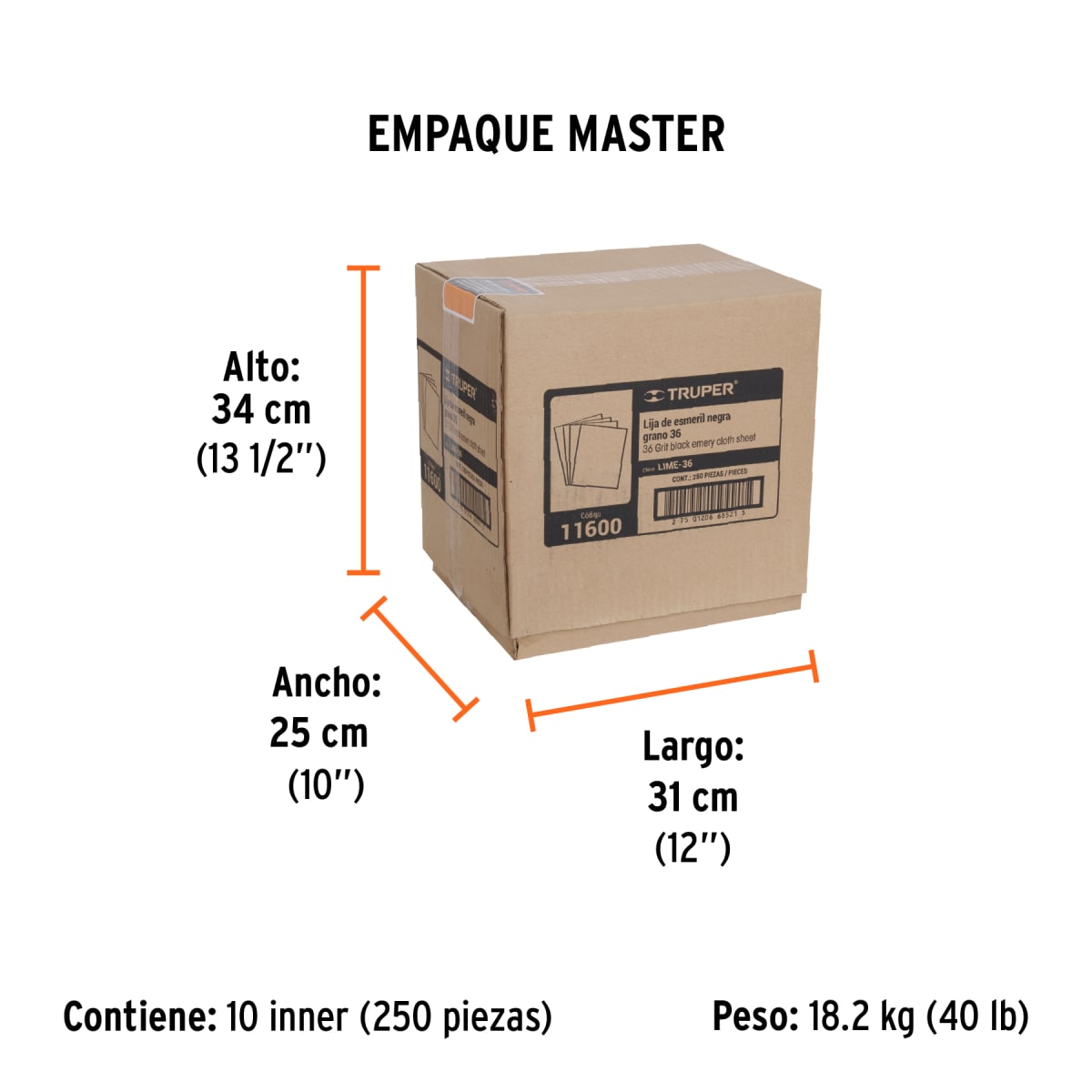 Lija De Fierro Grano Grano 36 116007