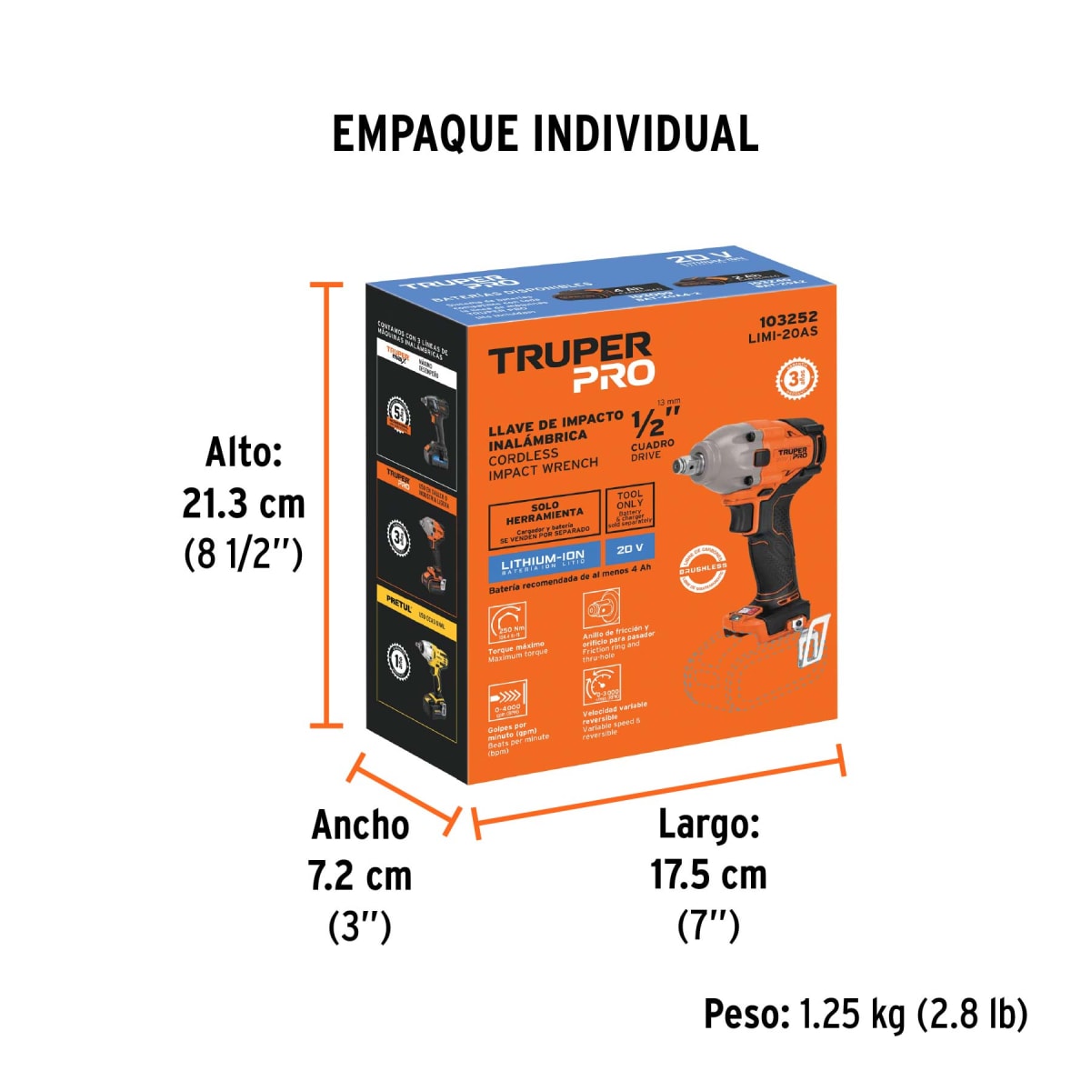 Llave De Impacto 1/2