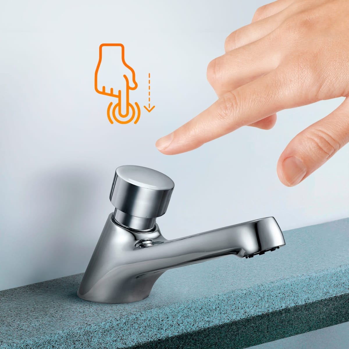 Llave Para Lavatorio Tipo Temporizado2