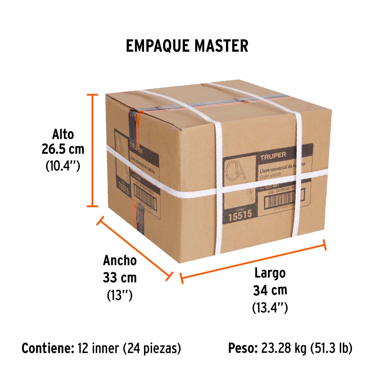 Llave Cadena Para Tubo 4.3/4