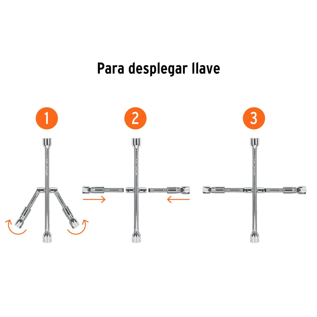 Llave De Cruz Pleglable 14