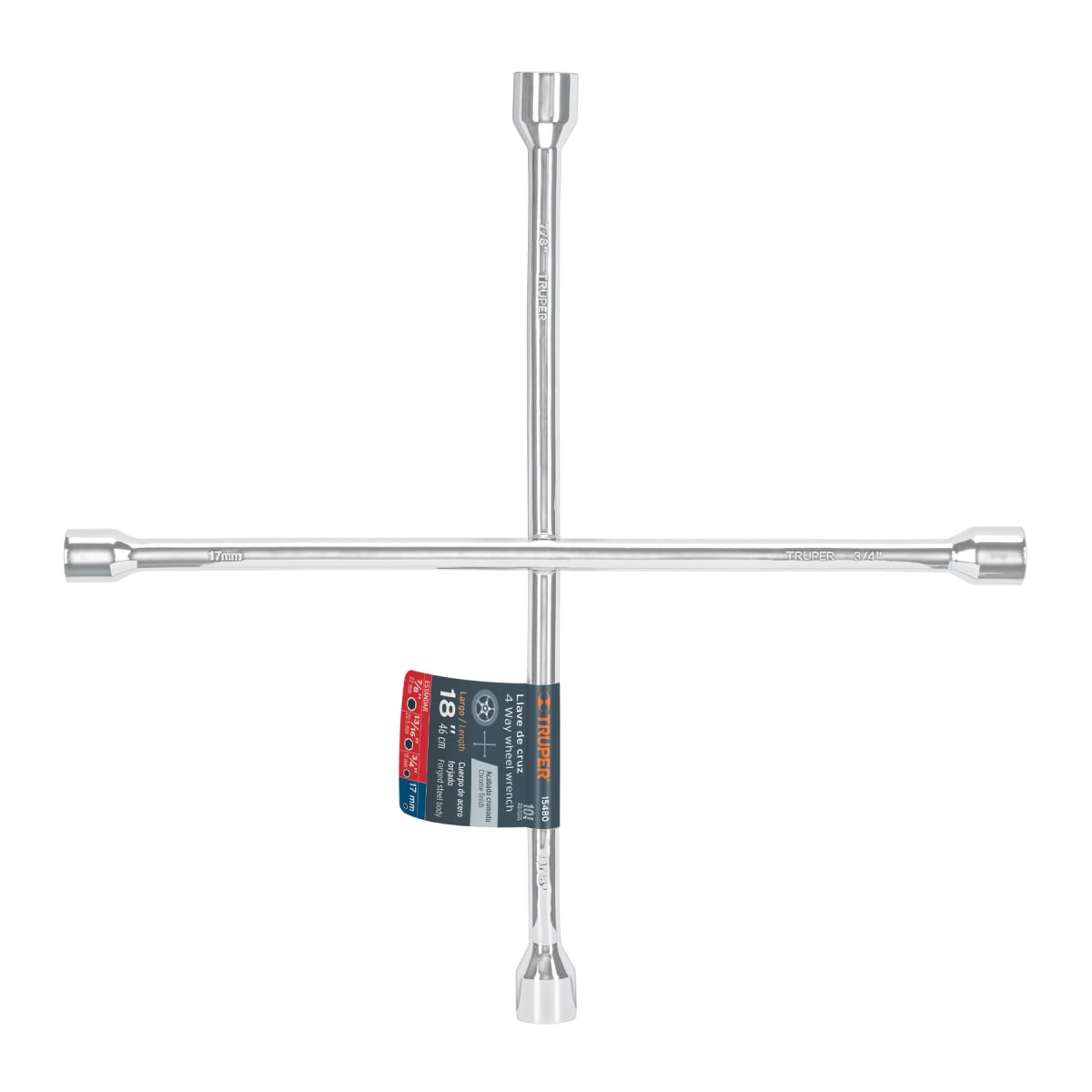 Llave De Cruz Universal 18