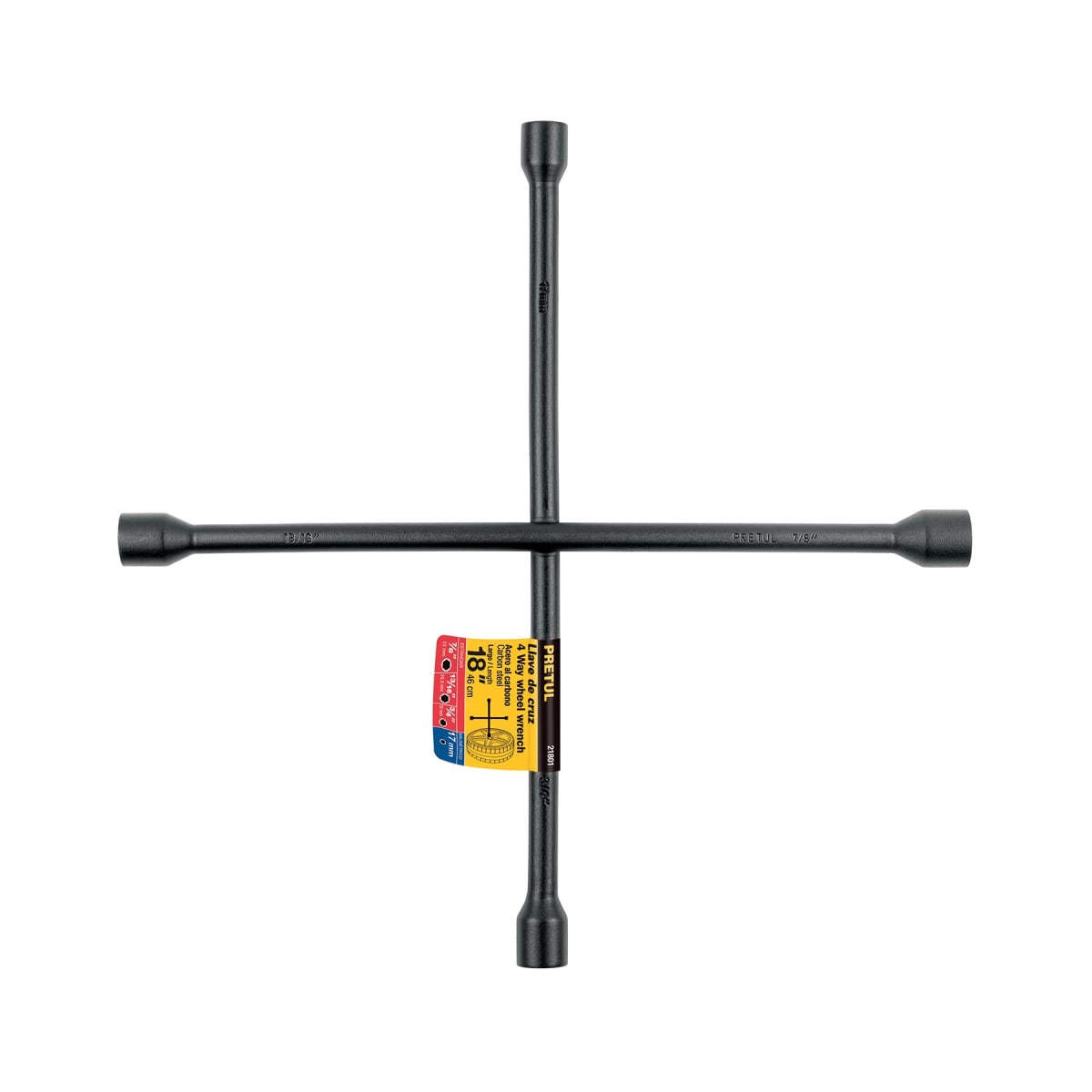 Llave De Cruz 18'' Fijo Pretul 218014