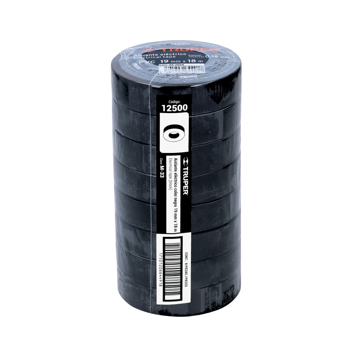 Cinta Aislante Negro 19Mm X 18Mts 12500 Truper3