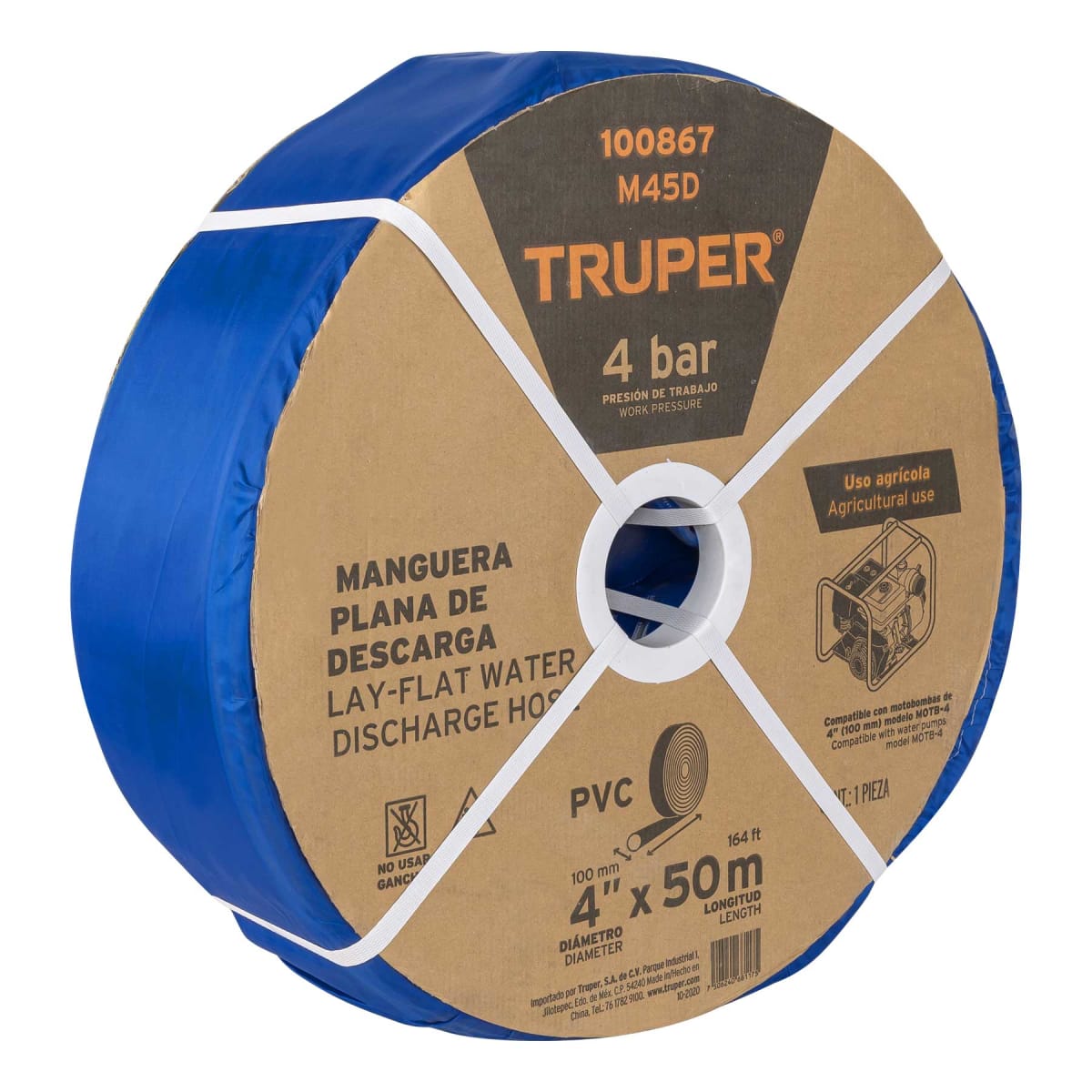Manguera Plana De 4