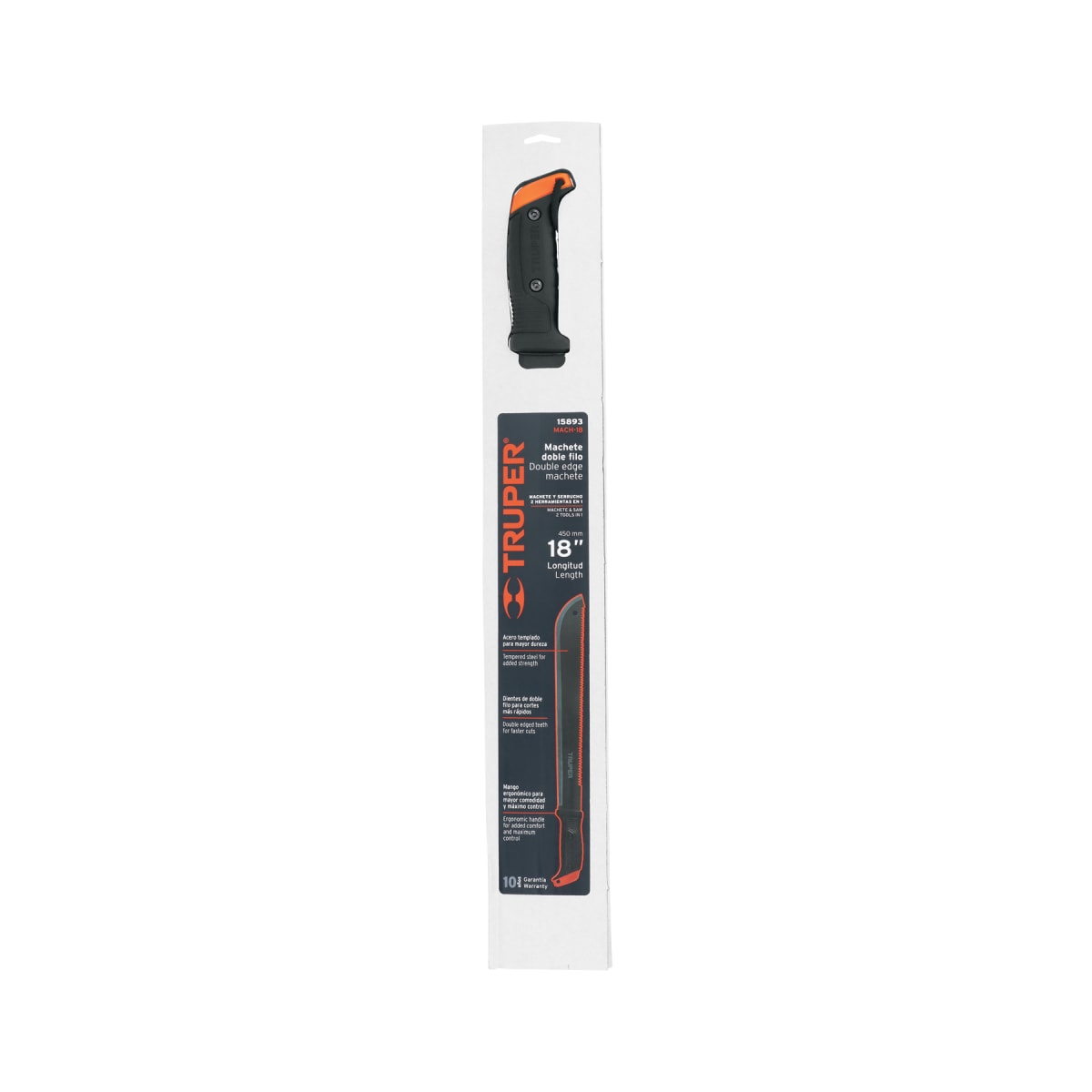 Machete Sable 17 Cacha Negra Truper 119434