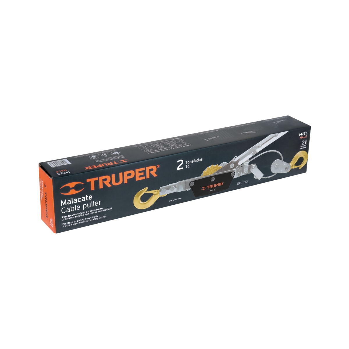 Malacate de 2 toneladas, TRUPER 147254