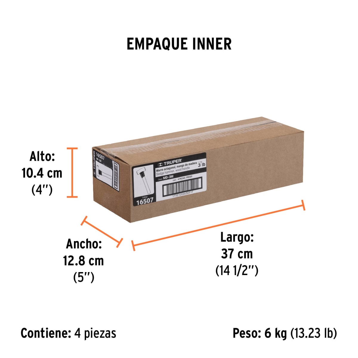 Comba Octagonal 3 Lbs Mango 12