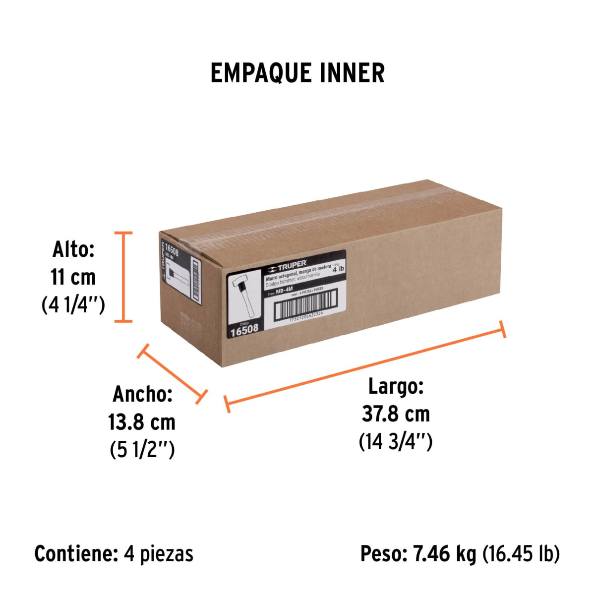Comba Octagonal 4 Lbs Mango 12