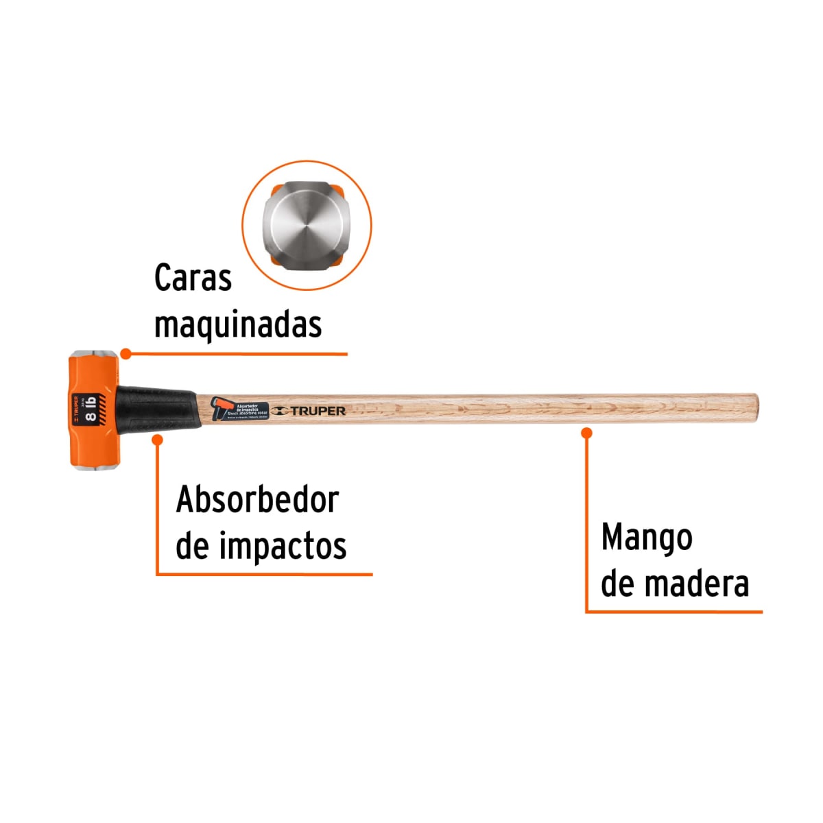 Comba Octagonal 8 Lbs Mango 36