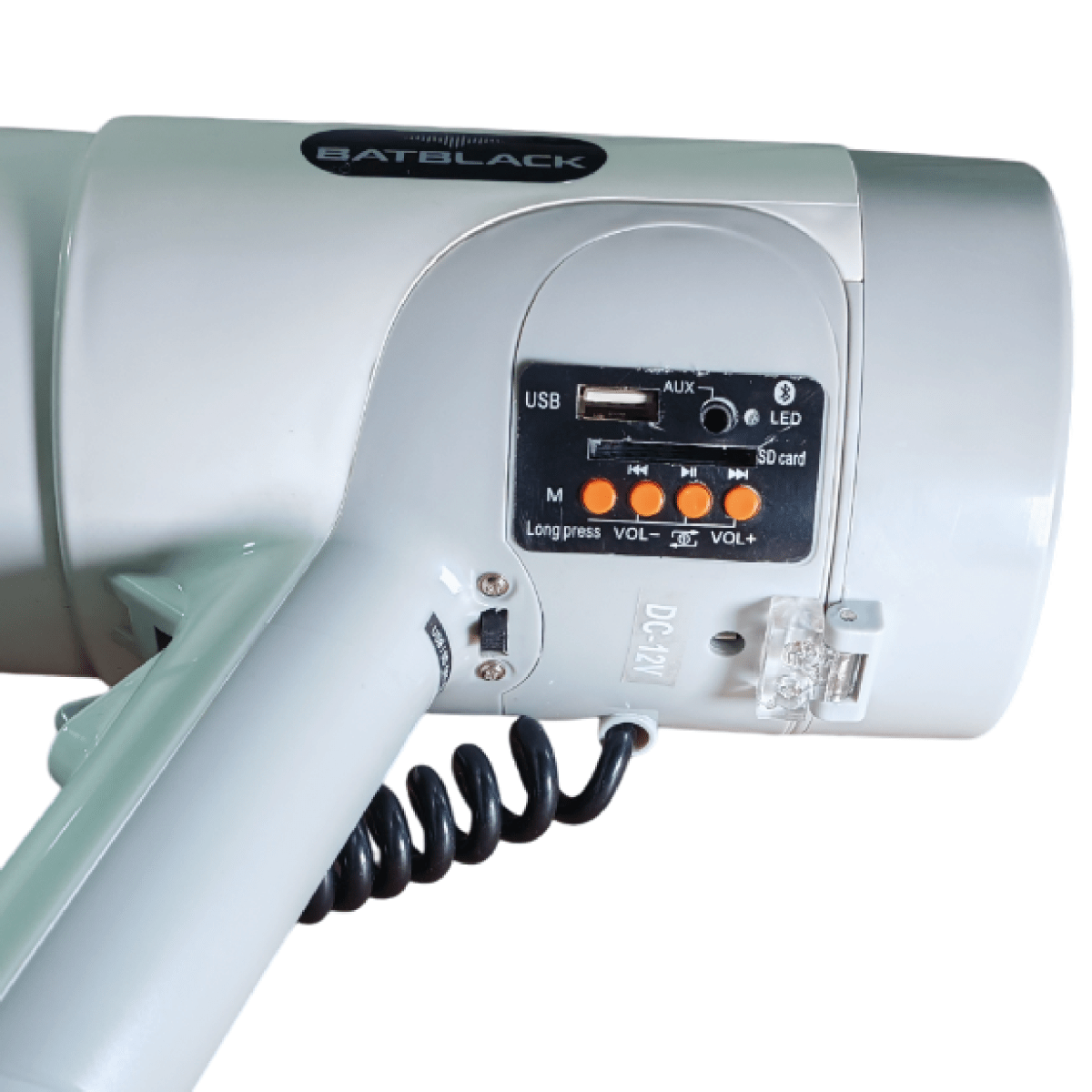 Megafono Recargable 250w USB-Bluetooth Batblack  BT-MF2506