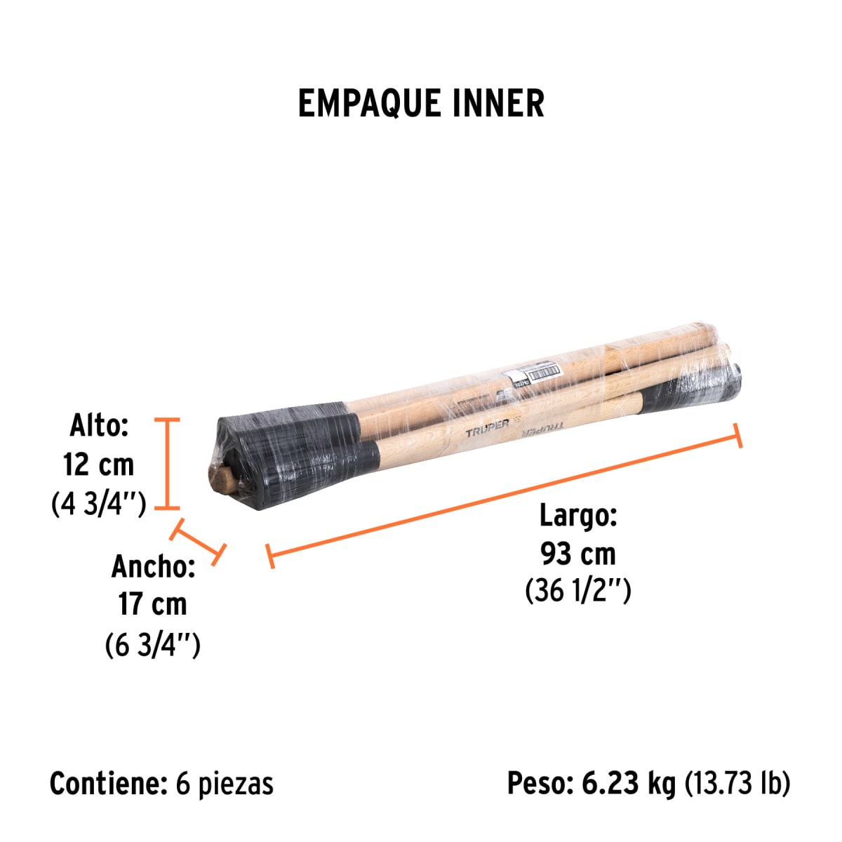 Mango De Madera Para Picos Y Zapapicos Truper 1027927