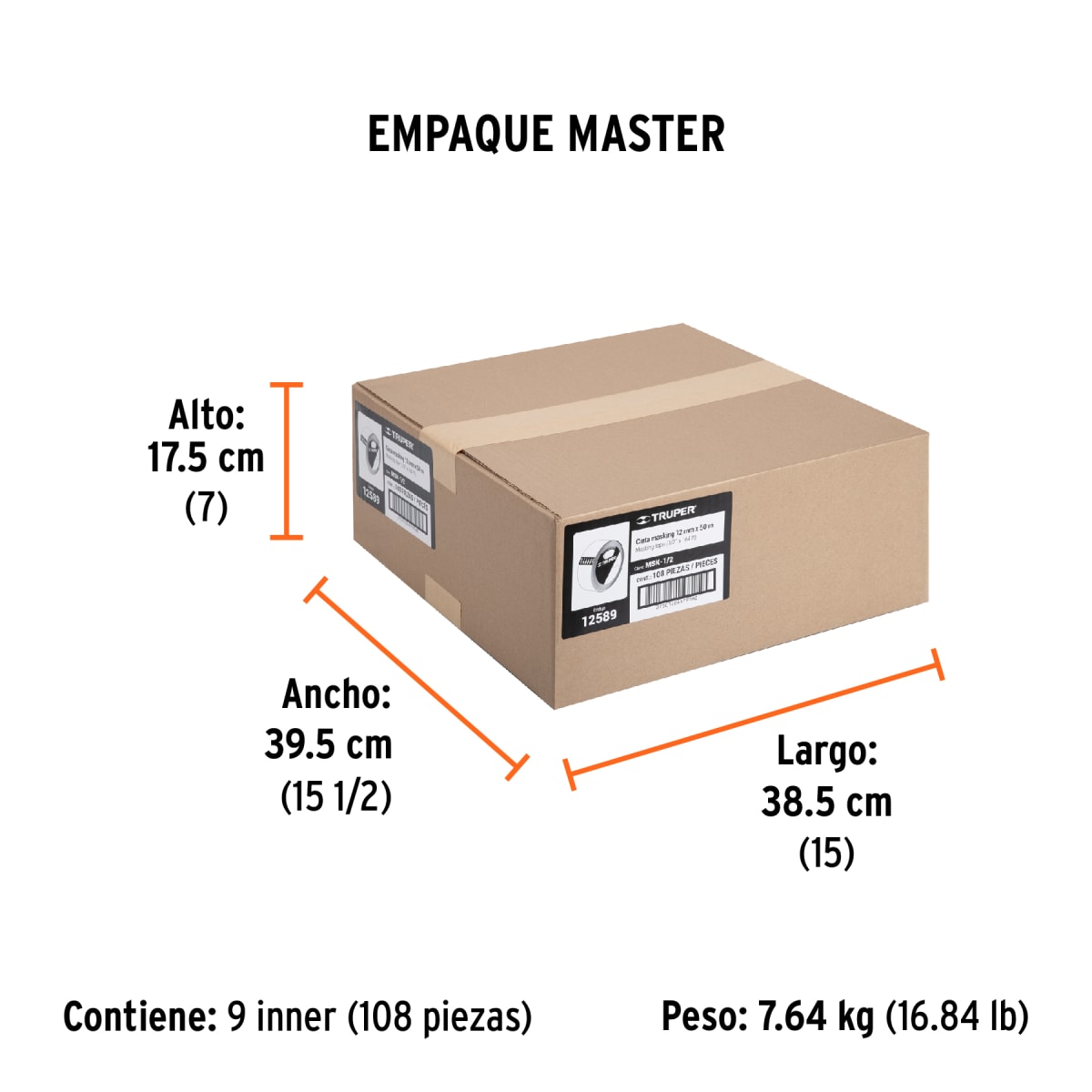 Cinta Masking Tape  1/2