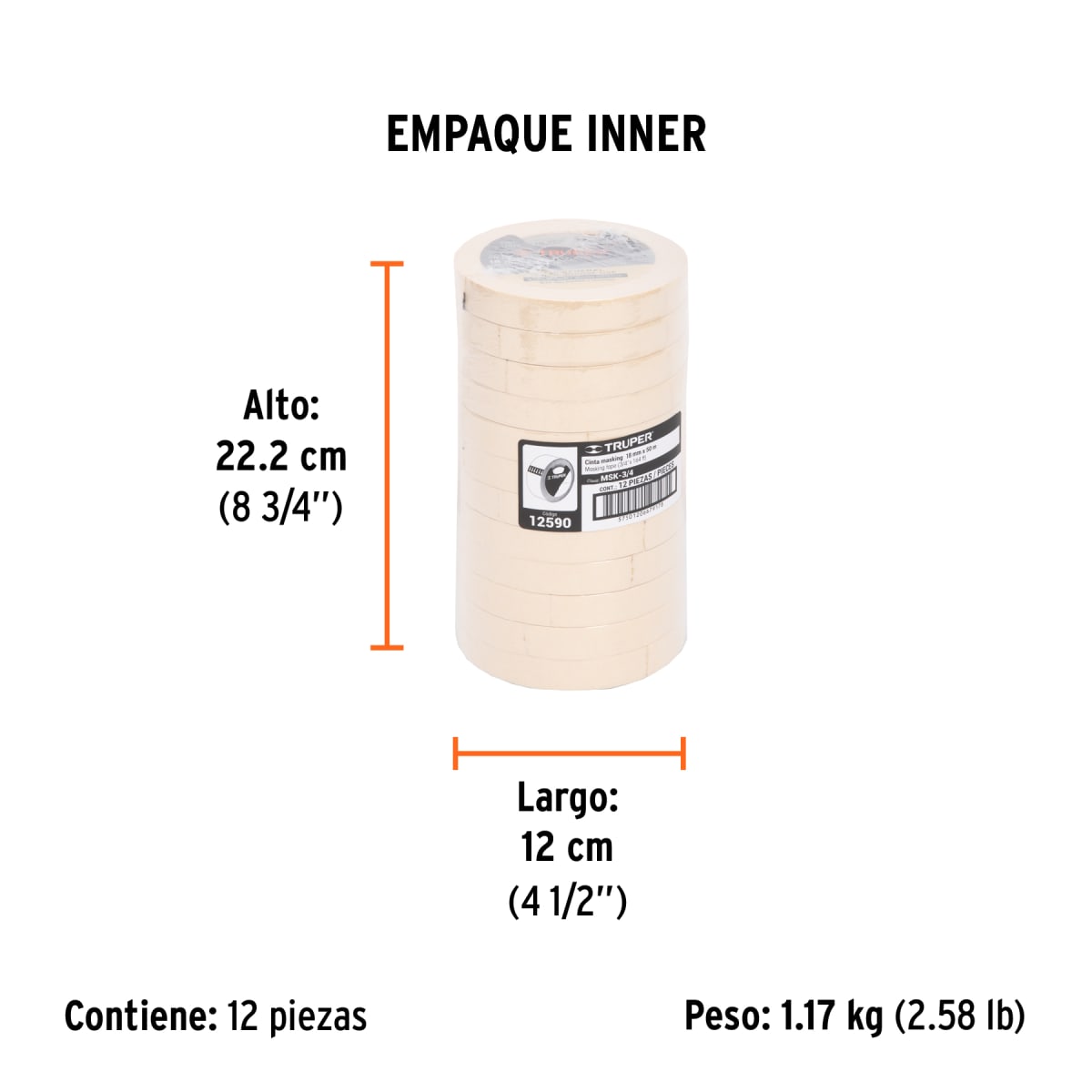 Cinta Masking Tape  3/4