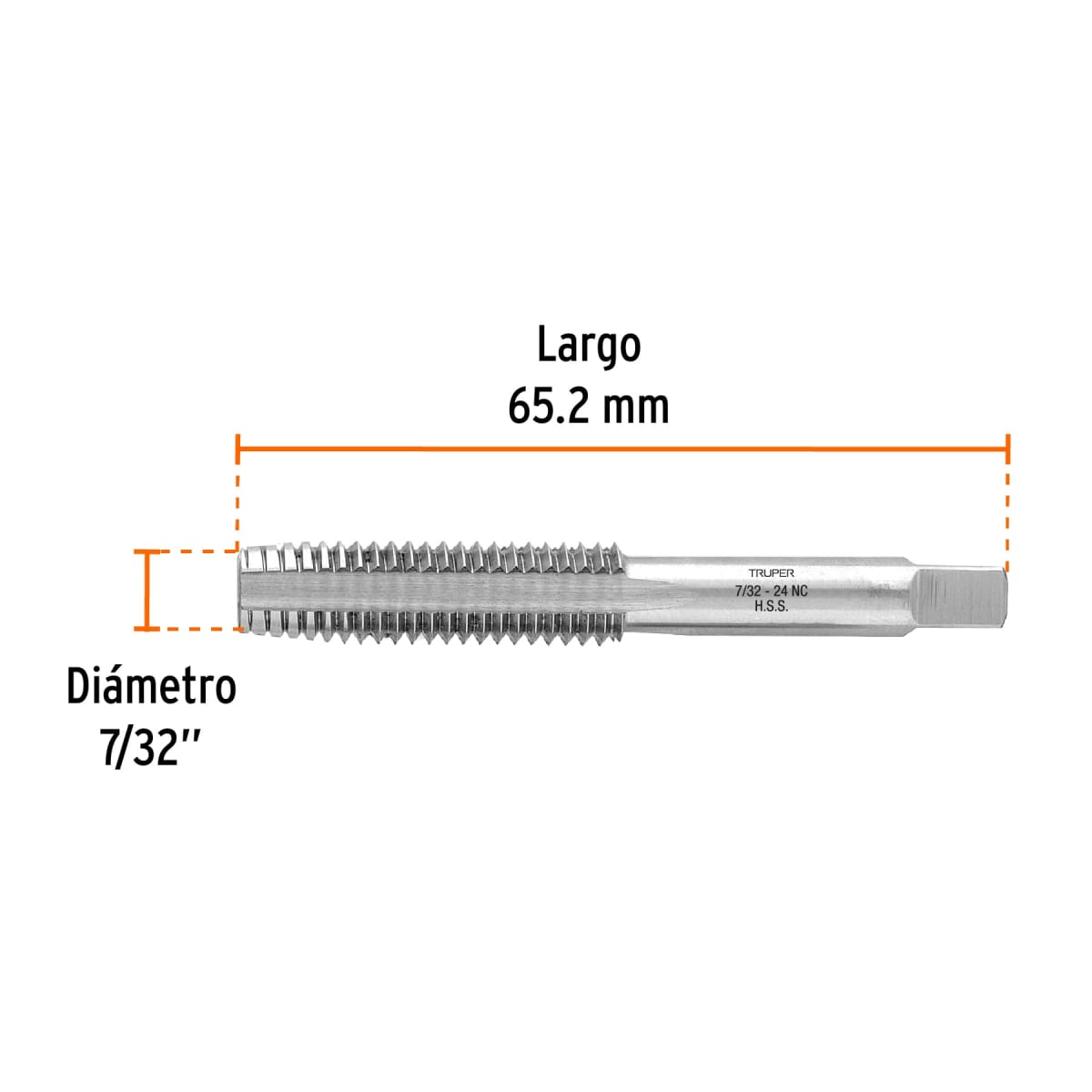 Macho Semicónico 7/32
