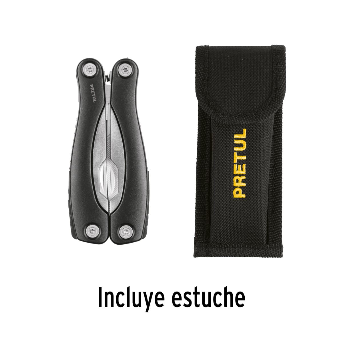 Alicate Multiherramienta 12 piezas Con estuche 24106 Pretul3