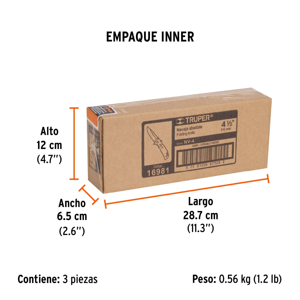 Navaja Abatible 4-1/2