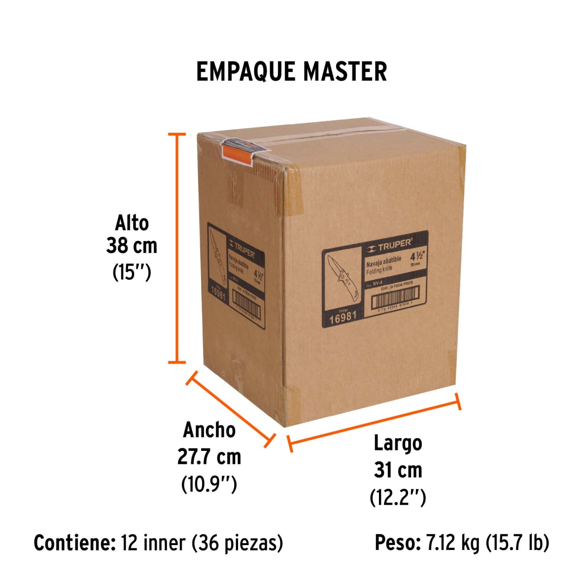 Navaja Abatible 4-1/2