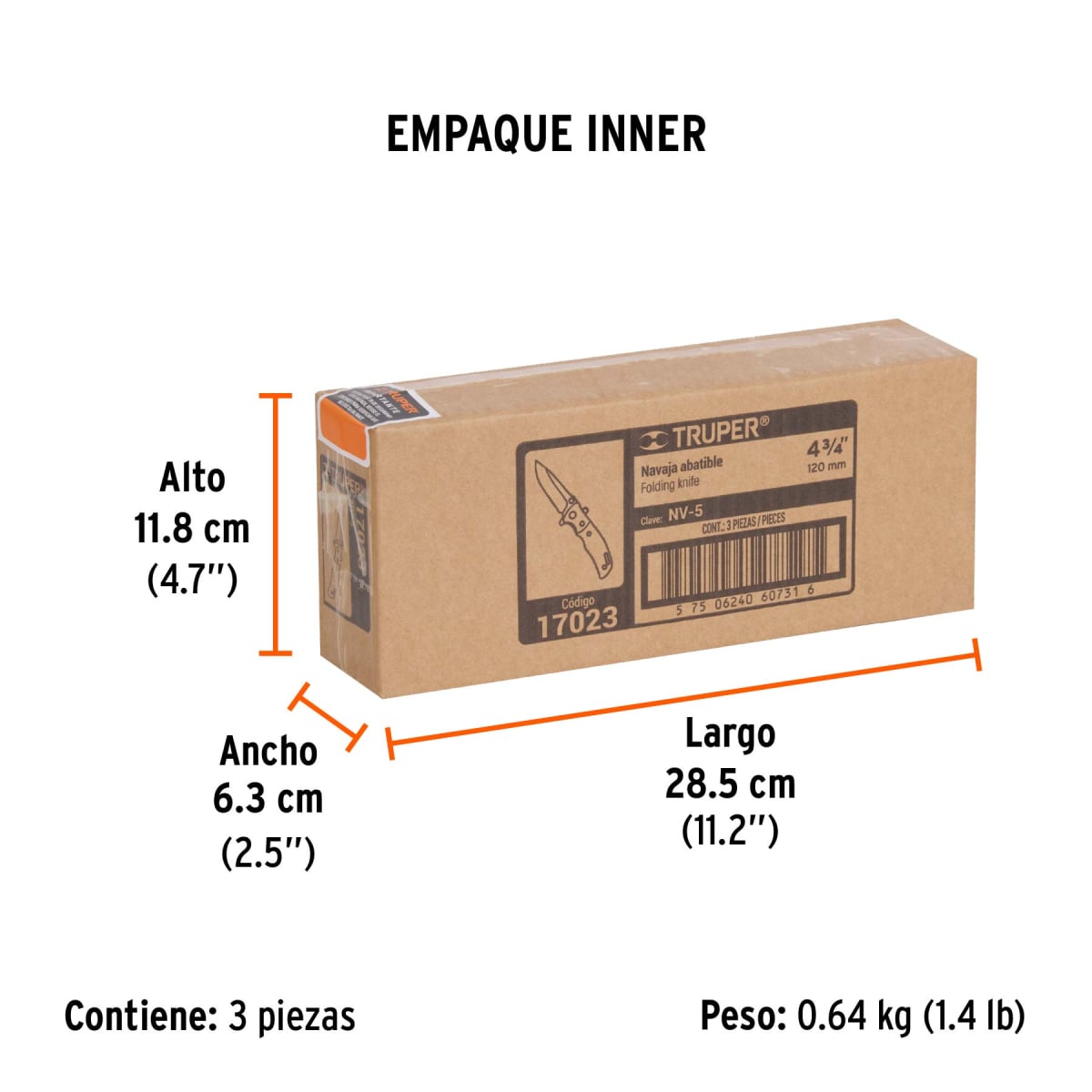 Navaja Abatible 4-3/4