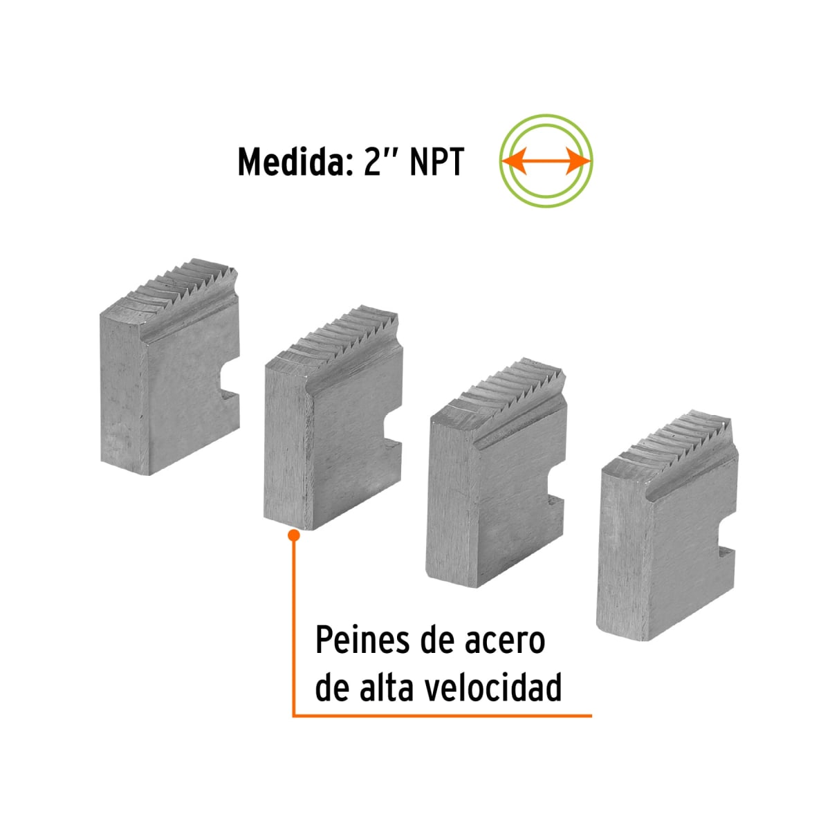 Juego De 4 Peines De 2