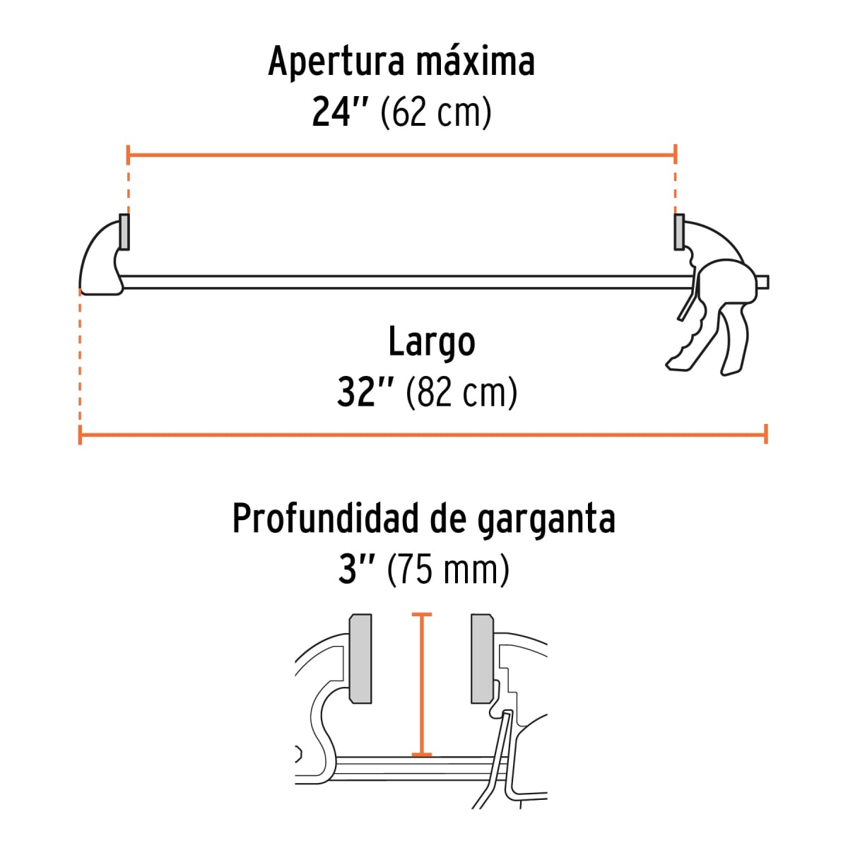 Prensa Quick Grip 24