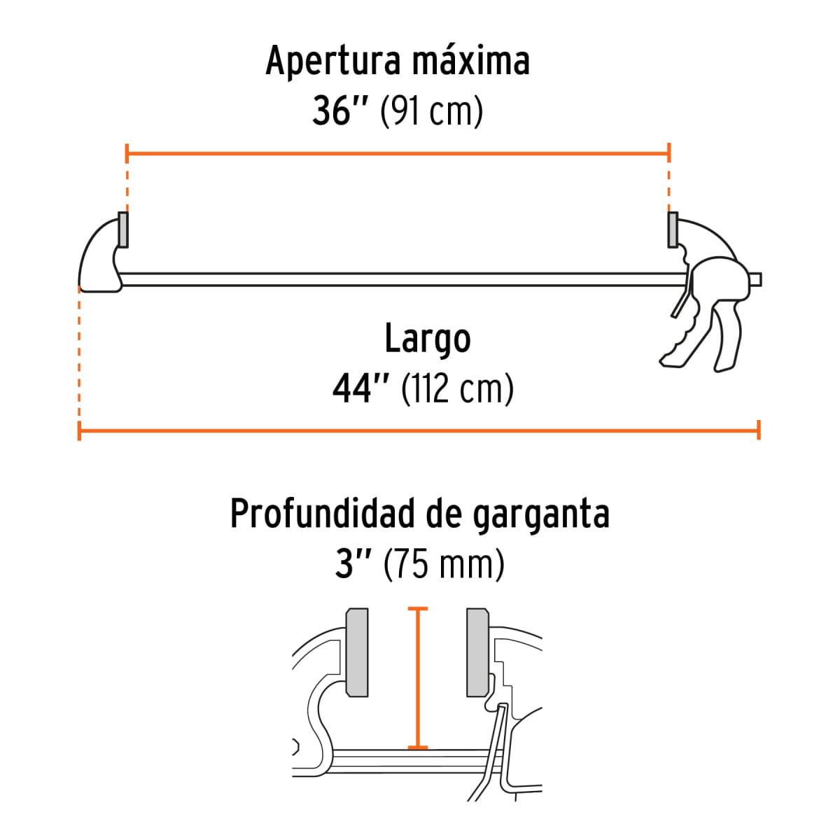 Prensa Quick Grip 36