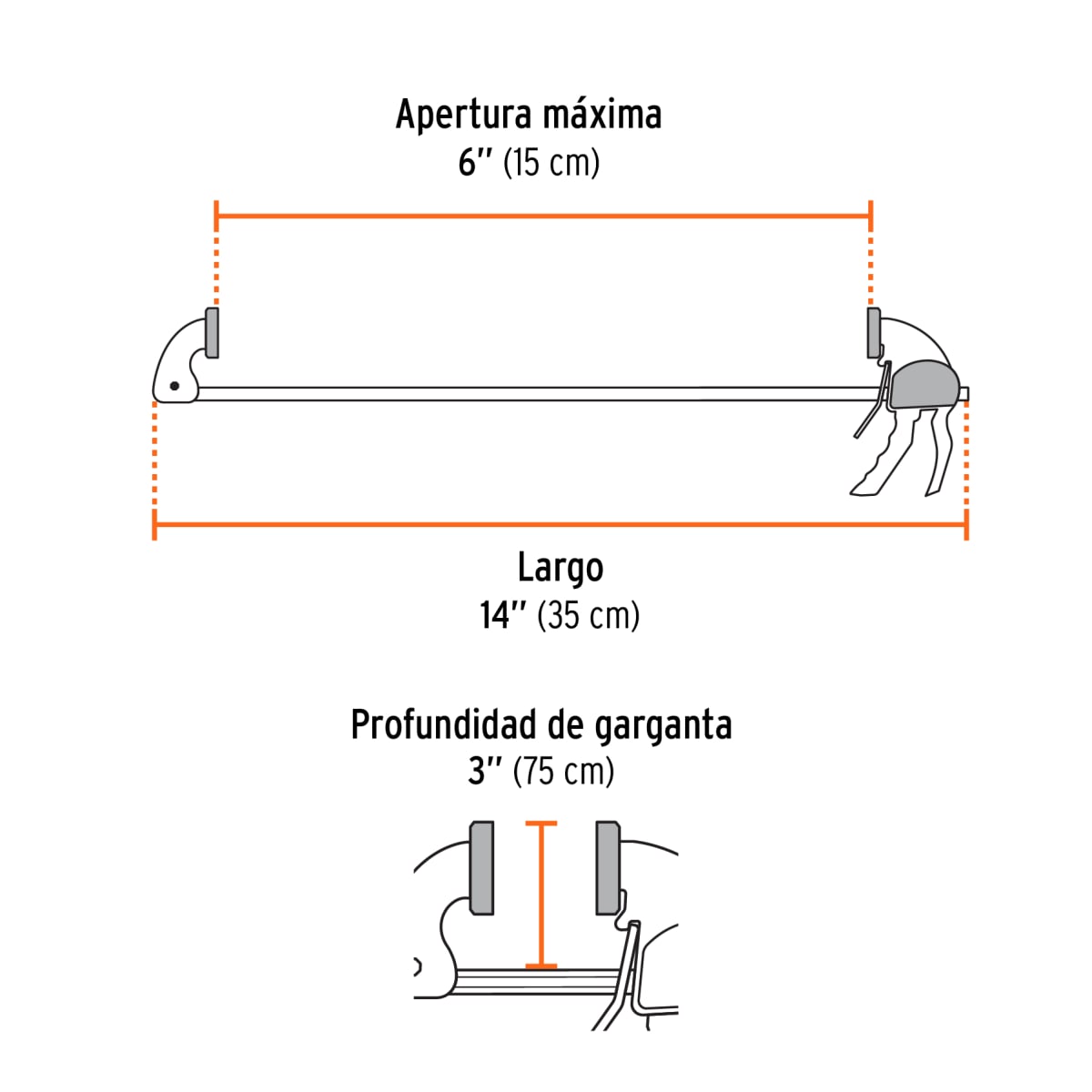 Prensa Quick Grip 6