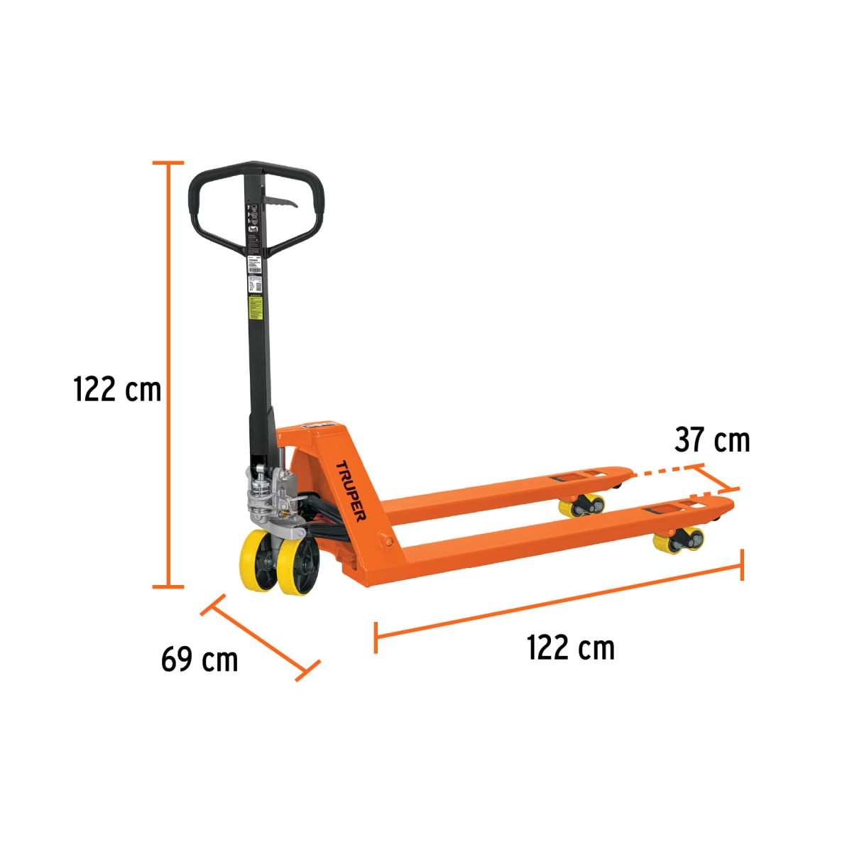 Pato/Stoka de 2.5 Toneladas Para Exteriores Truper 150822