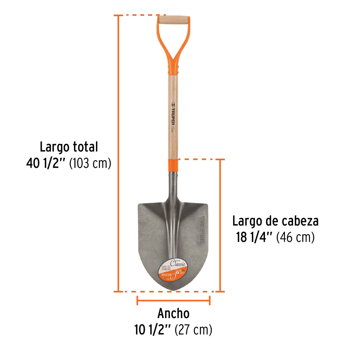 Pala Tipo Cuchara Classic Truper 111693