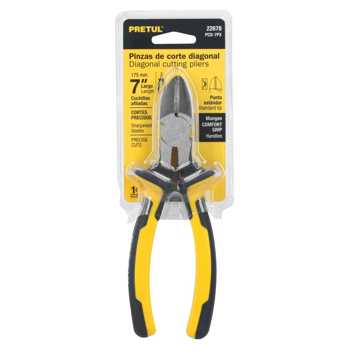 Alicate corte diagonal mango confort grip4