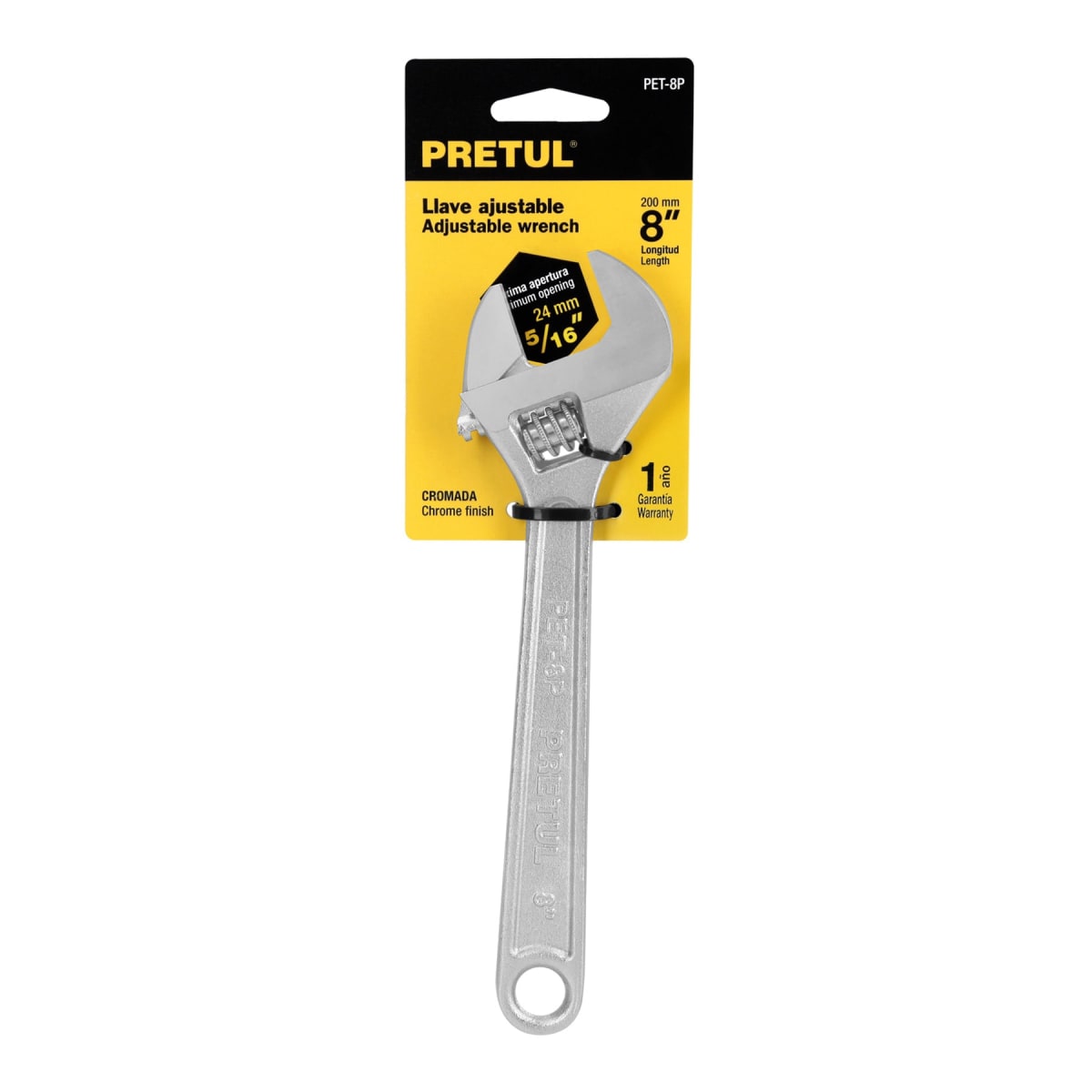 Llave Francesa Ajustable 8