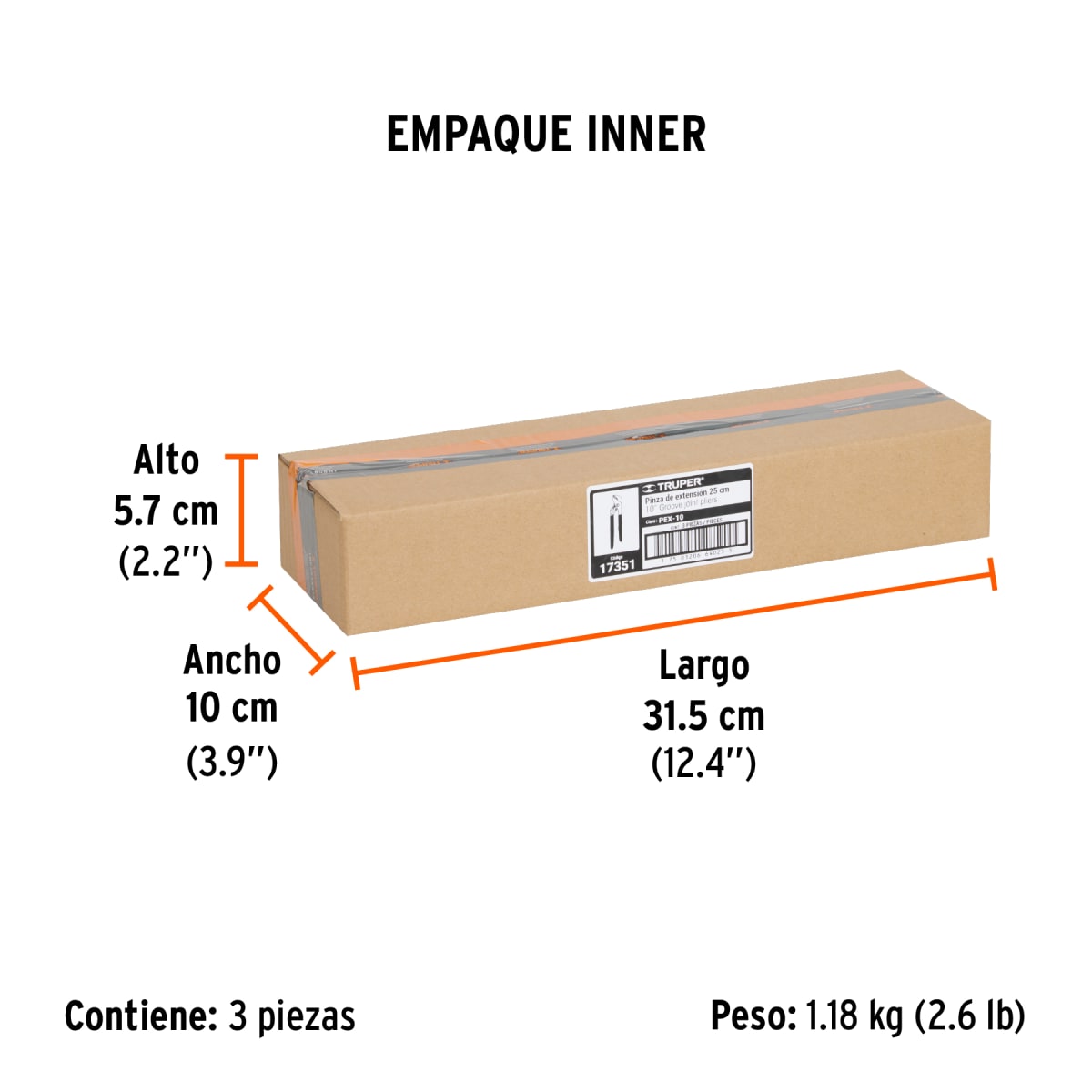 Alicate Picoloro mango de pvc4