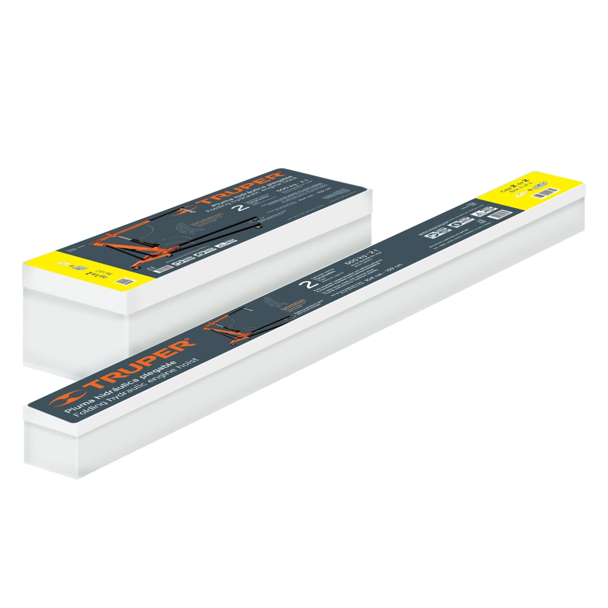 Pluma Hidráulica 2 Toneladas Plegable Truper 128885