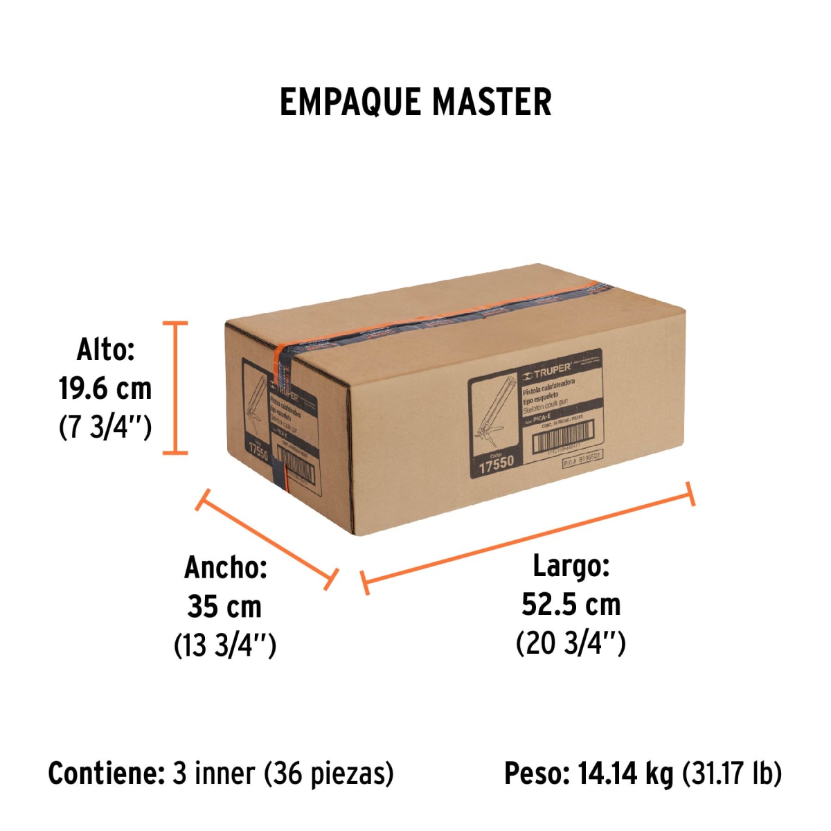 Aplicador De Silicona Tipo Esqueleto 17550 Truper5