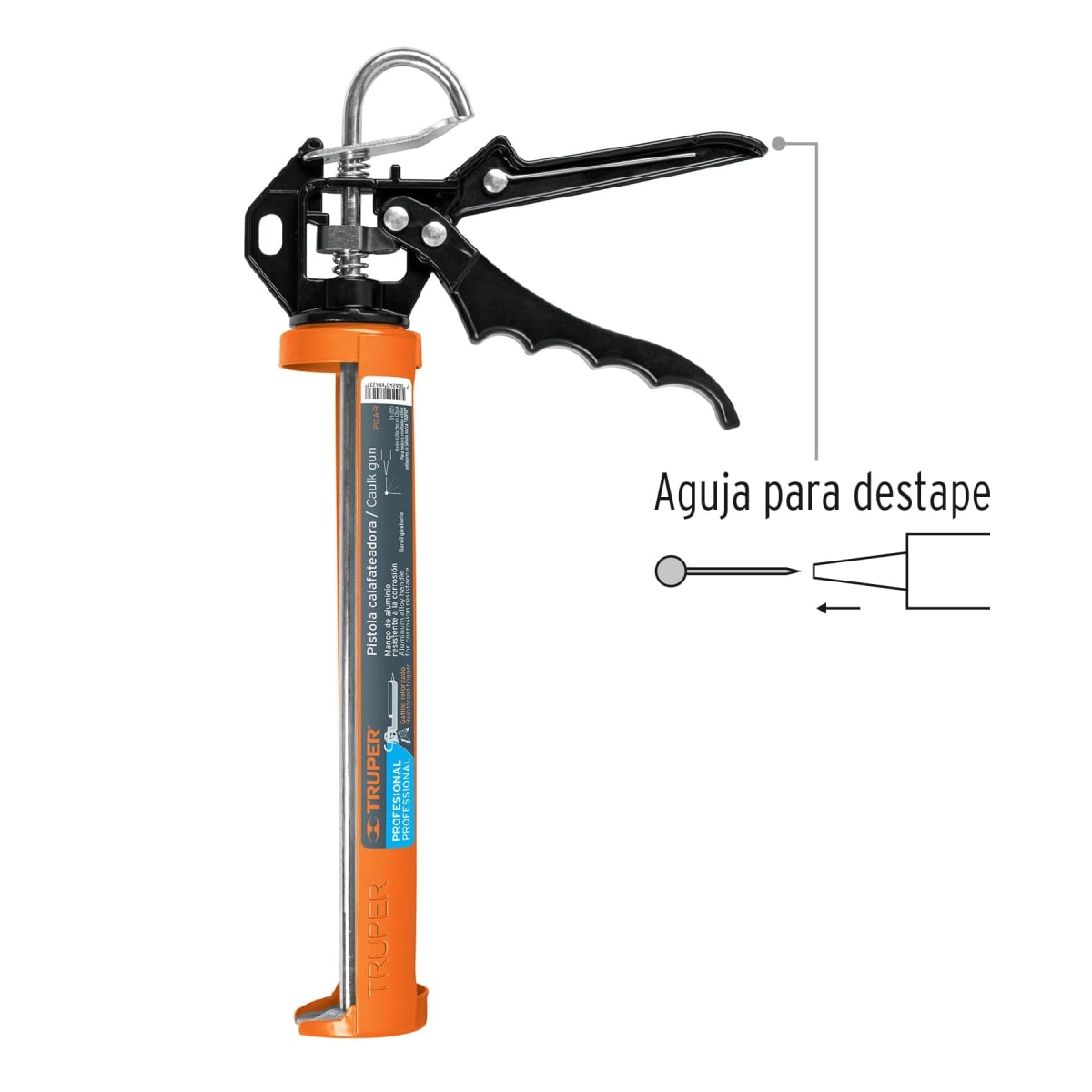 Aplicador De Silicona Reforzada, Tipo Esqueleto Truper 1012802