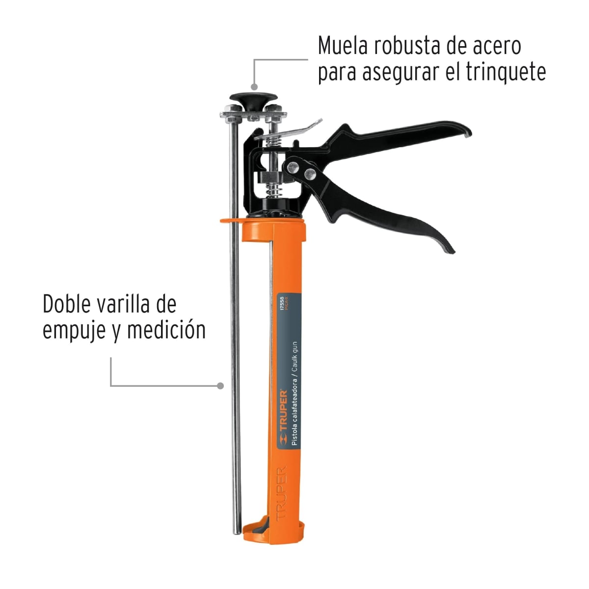 Aplicador De Silicona Tipo Esqueleto 17558 Truper2
